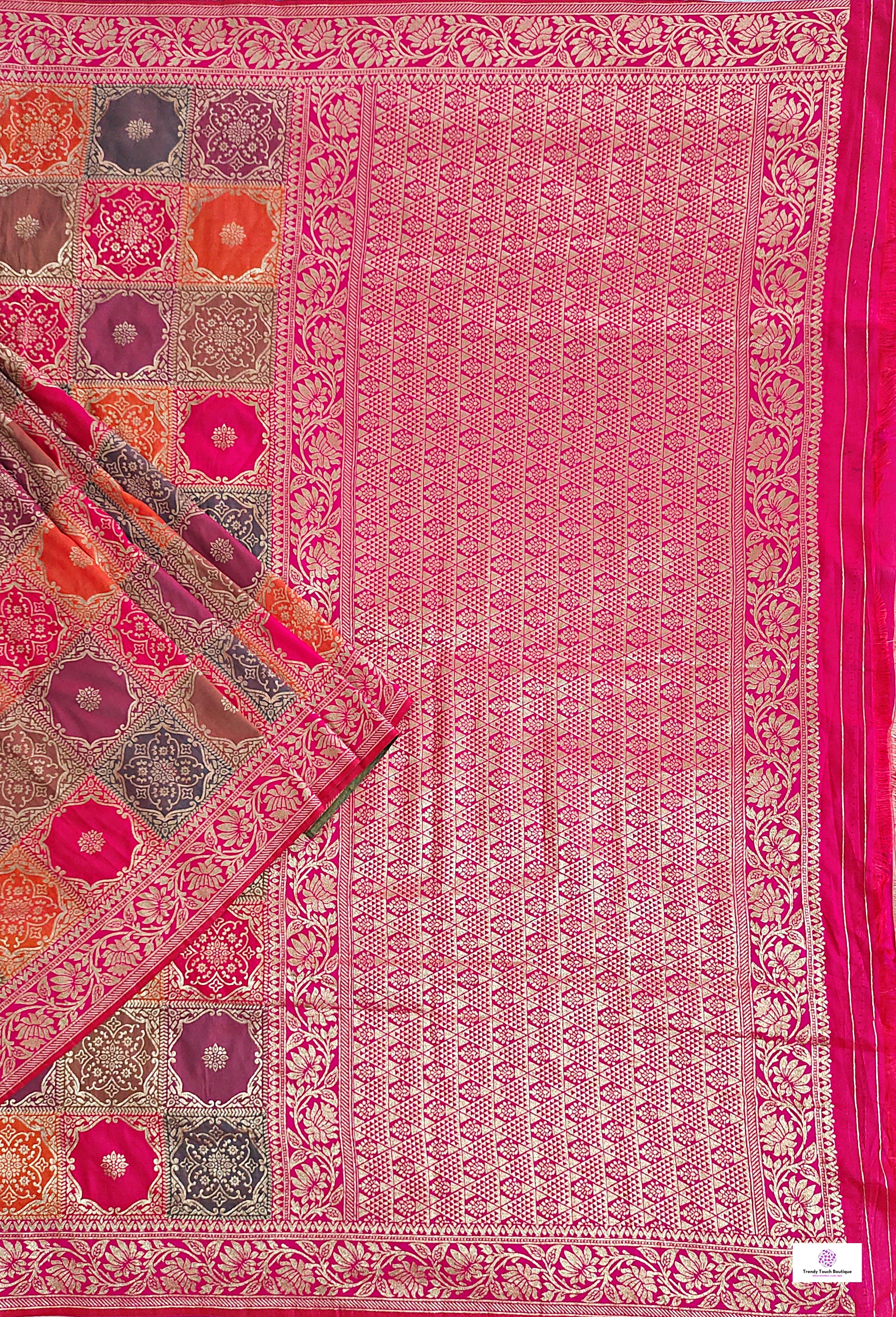 Wedding wear saree pink banarasi silk affordable party wear saree zari work marriage function saree