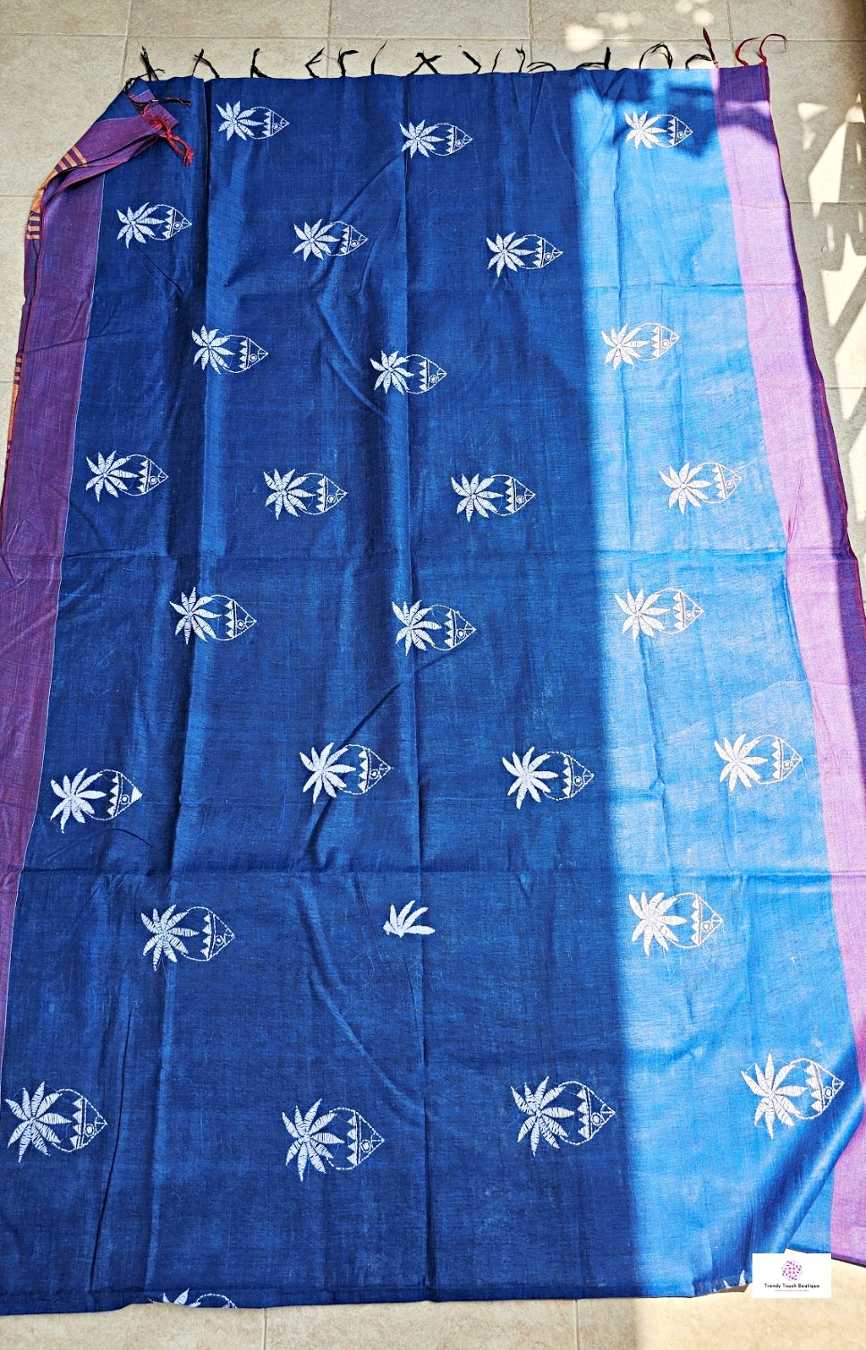 Sitaare - Kantha Work – Cotton Saree