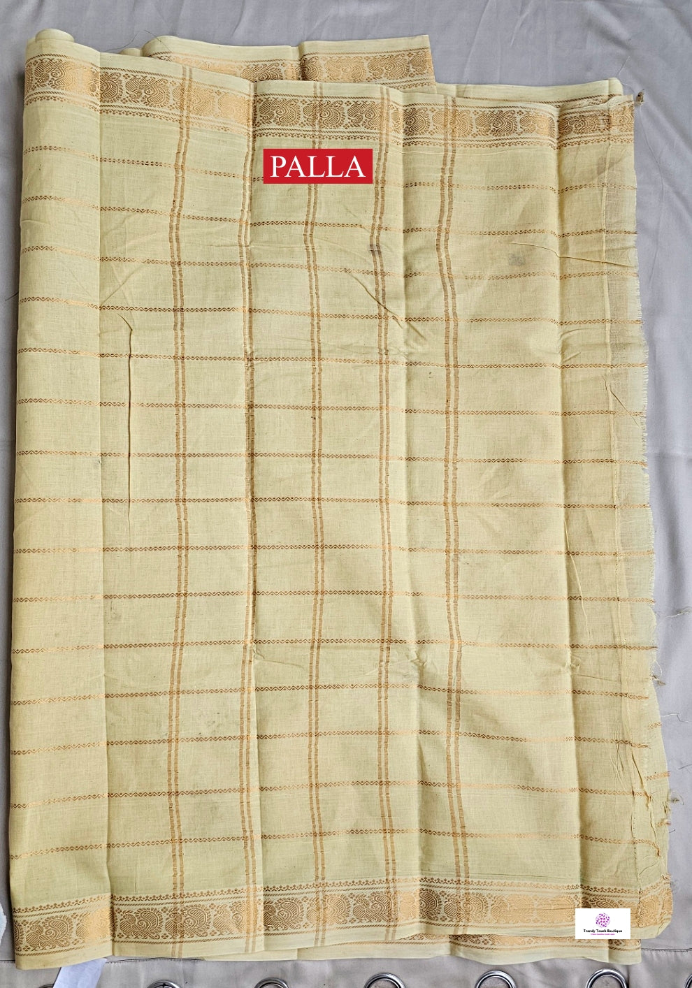 Turmeric - Madurai Sungudi Cotton Saree