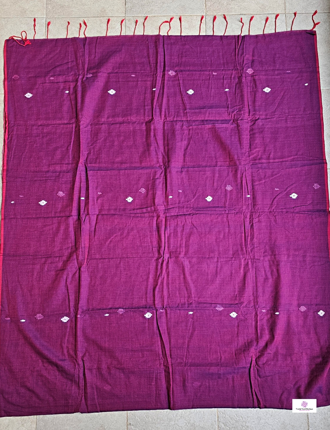 Dream - Jamdani Handloom - Mulcotton Saree