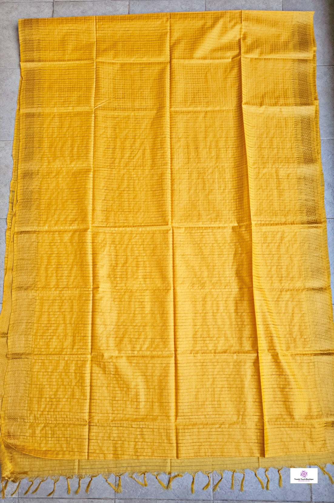 Sunshine – Mangalagiri Check Silk Saree