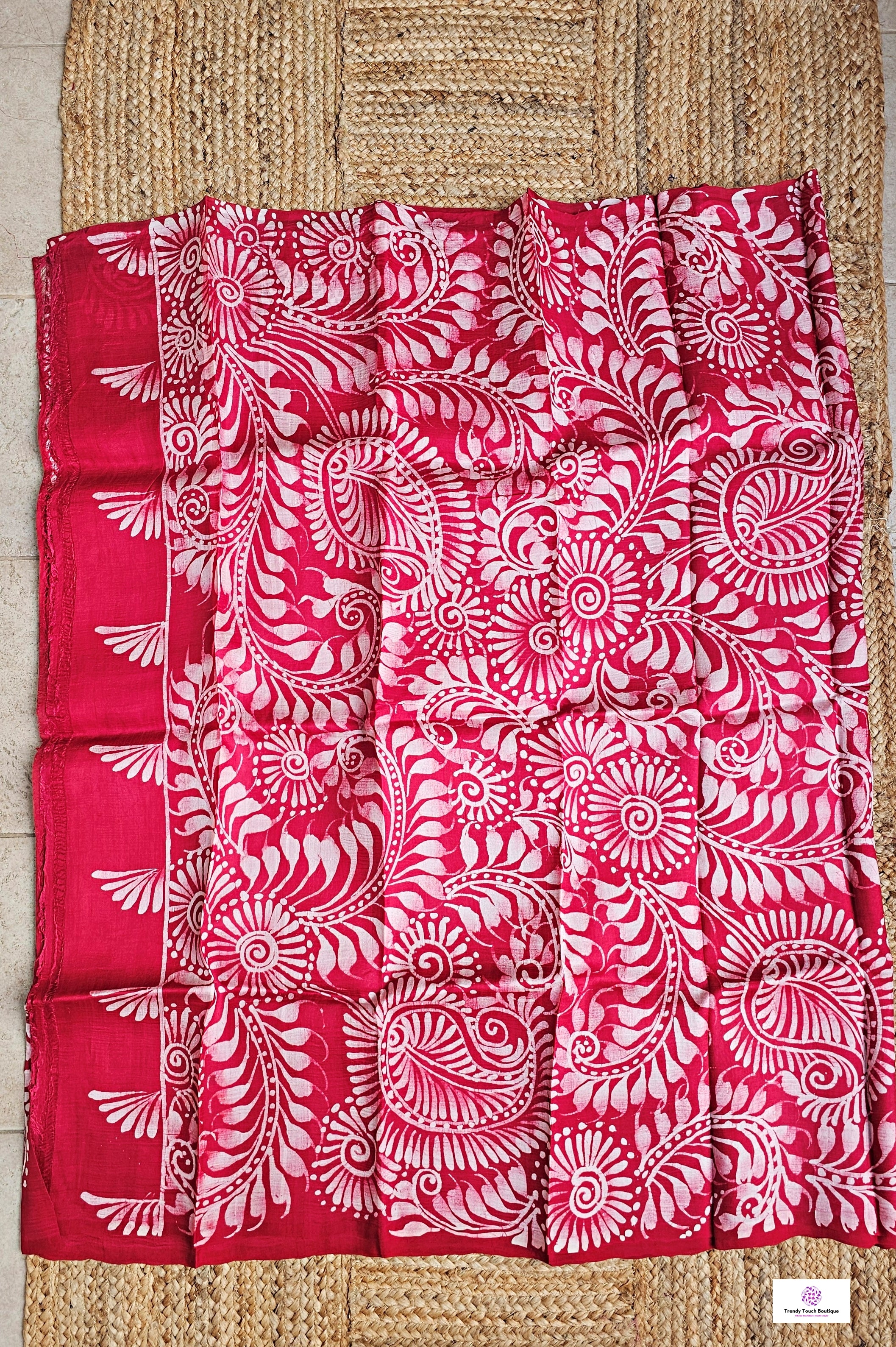 Pranaya – Handloom Wax Hand Batik Pure Mulberry Silk (Silk Mark Certified)