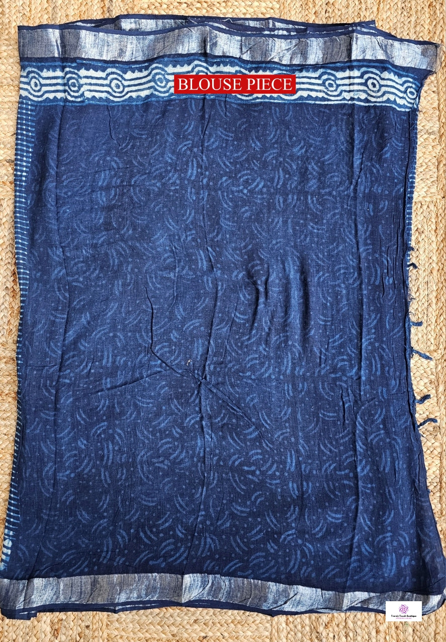 Check - Handblock Print - Linen Cotton