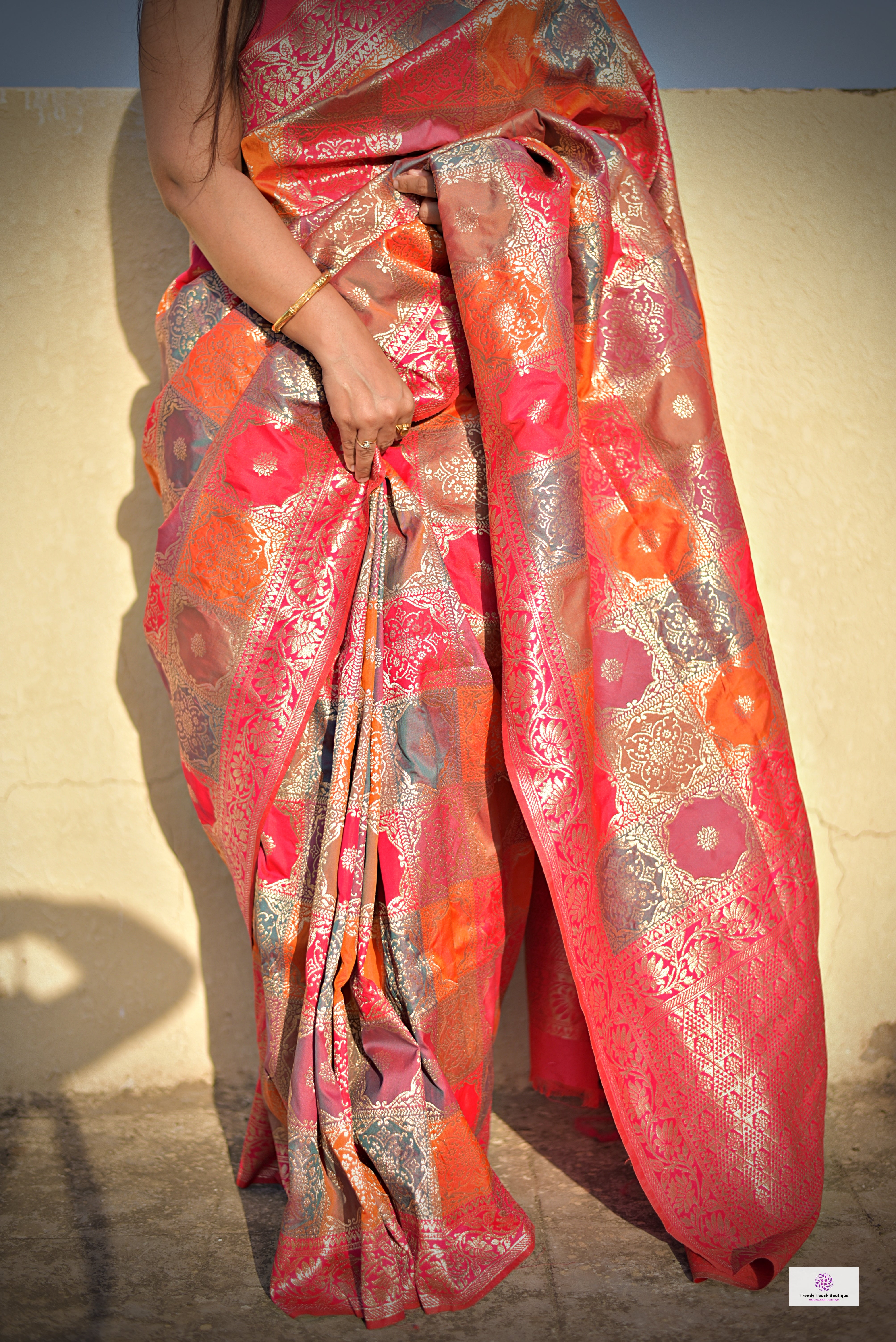Wedding wear saree pink banarasi silk affordable party wear saree zari work marriage function saree
