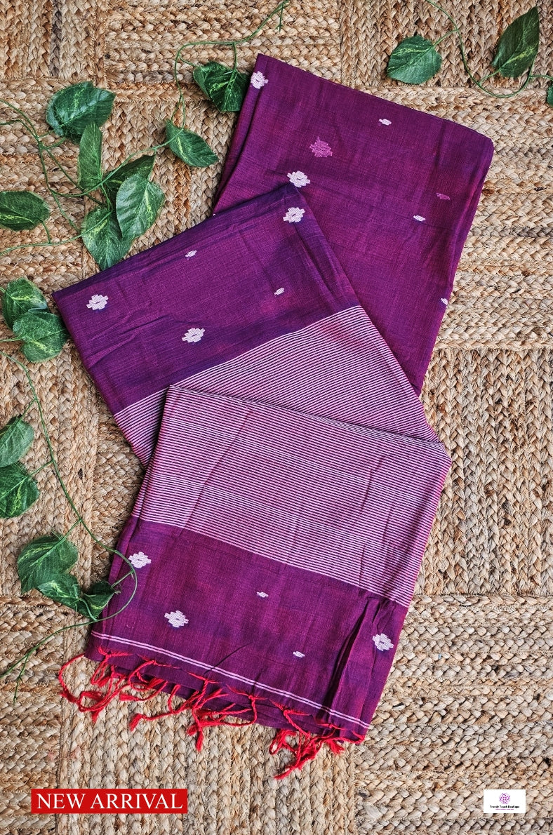 Dream - Jamdani Handloom - Mulcotton Saree