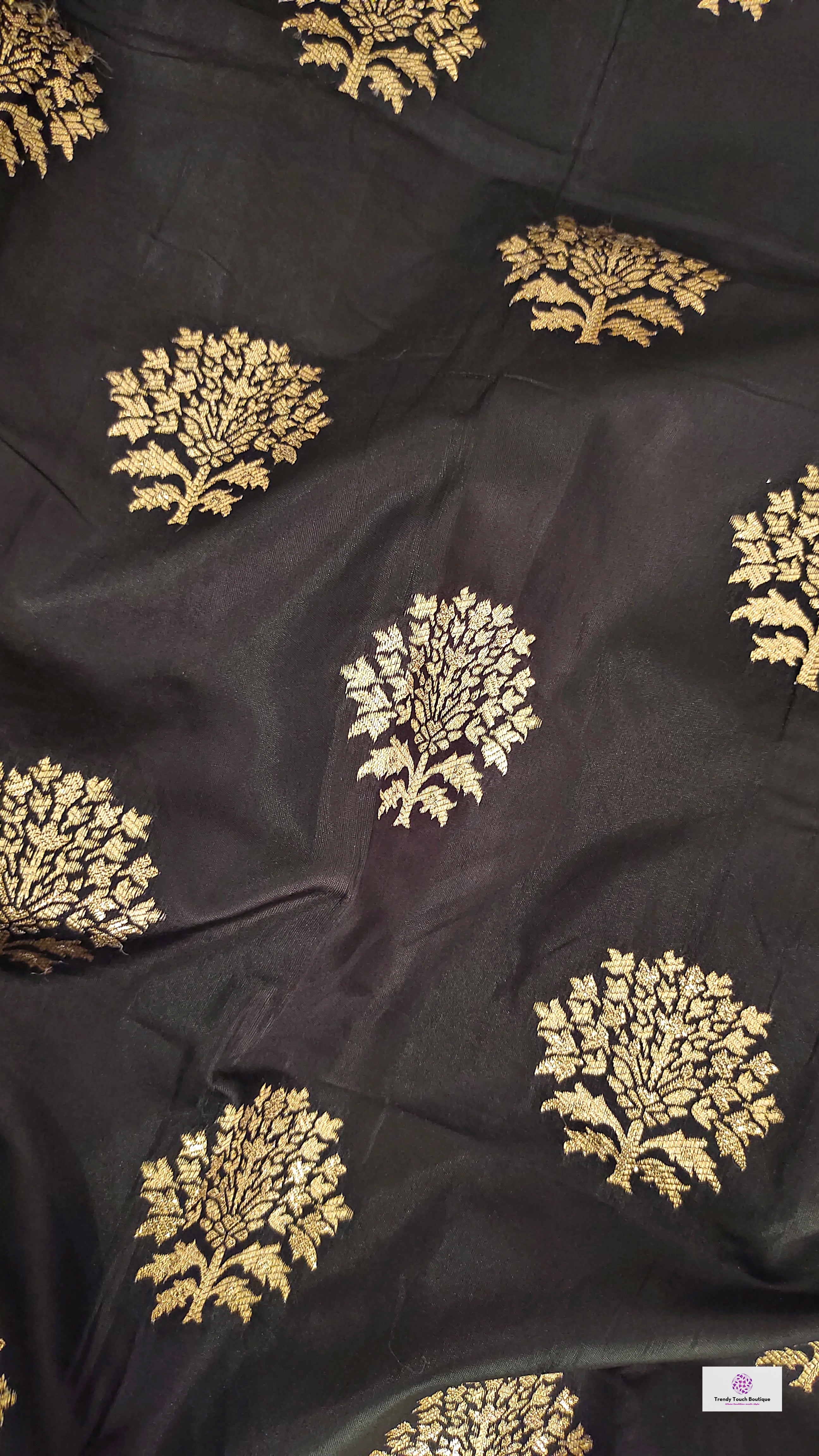 black banarasi silk wedding bridal wear saree with blouse piece online best price lightweight