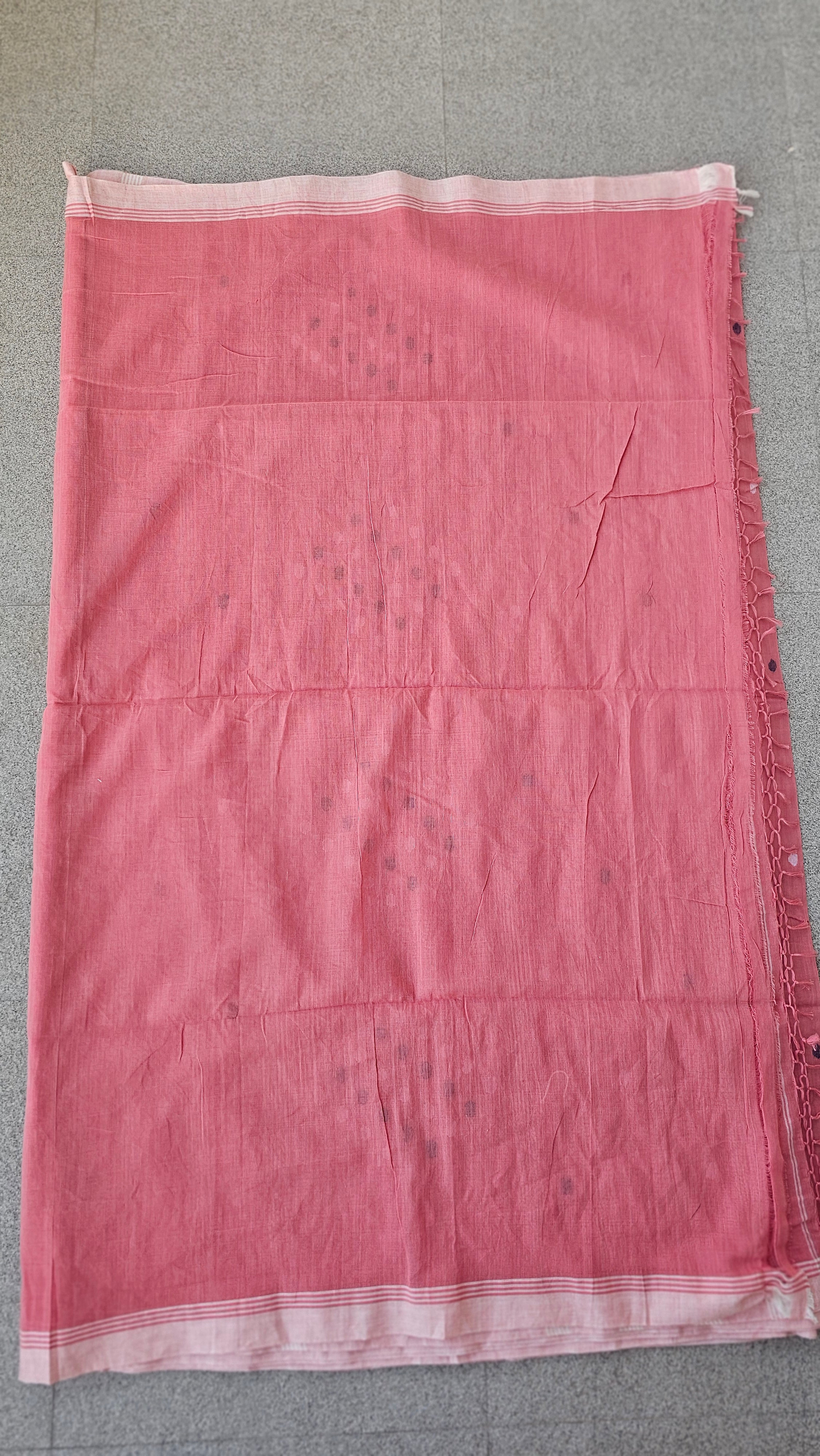Mon - Needle Jamdani Handloom - Cotton Saree