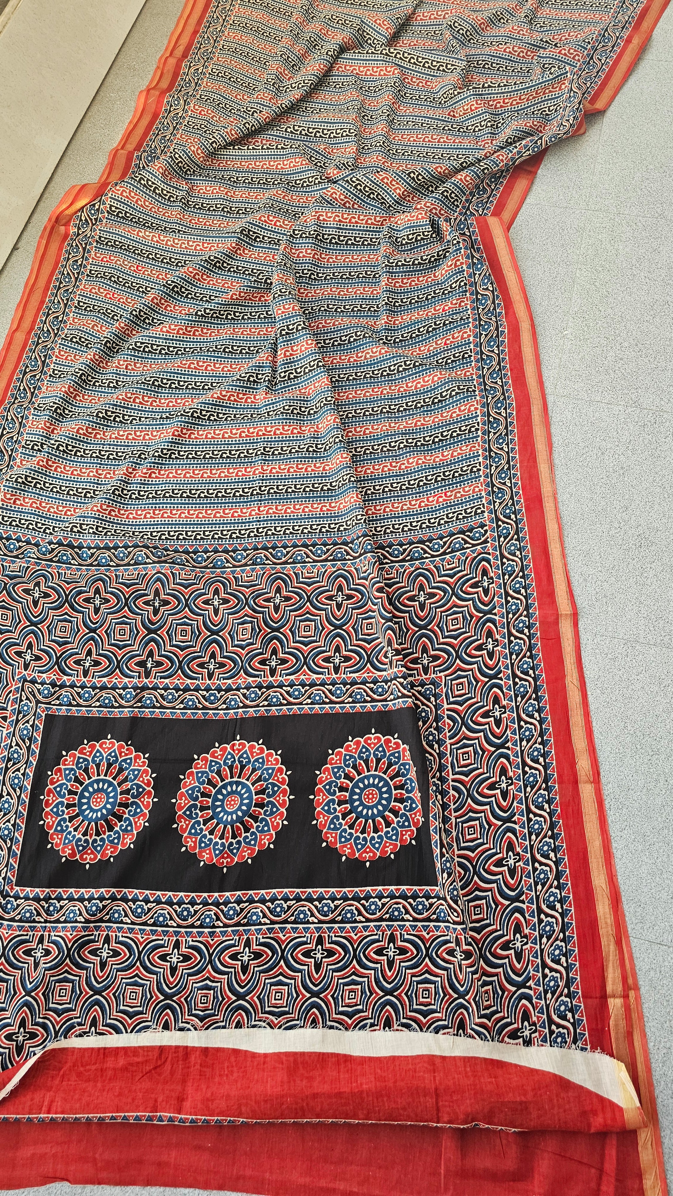Chakra - Handblock Print - Chanderi Cotton