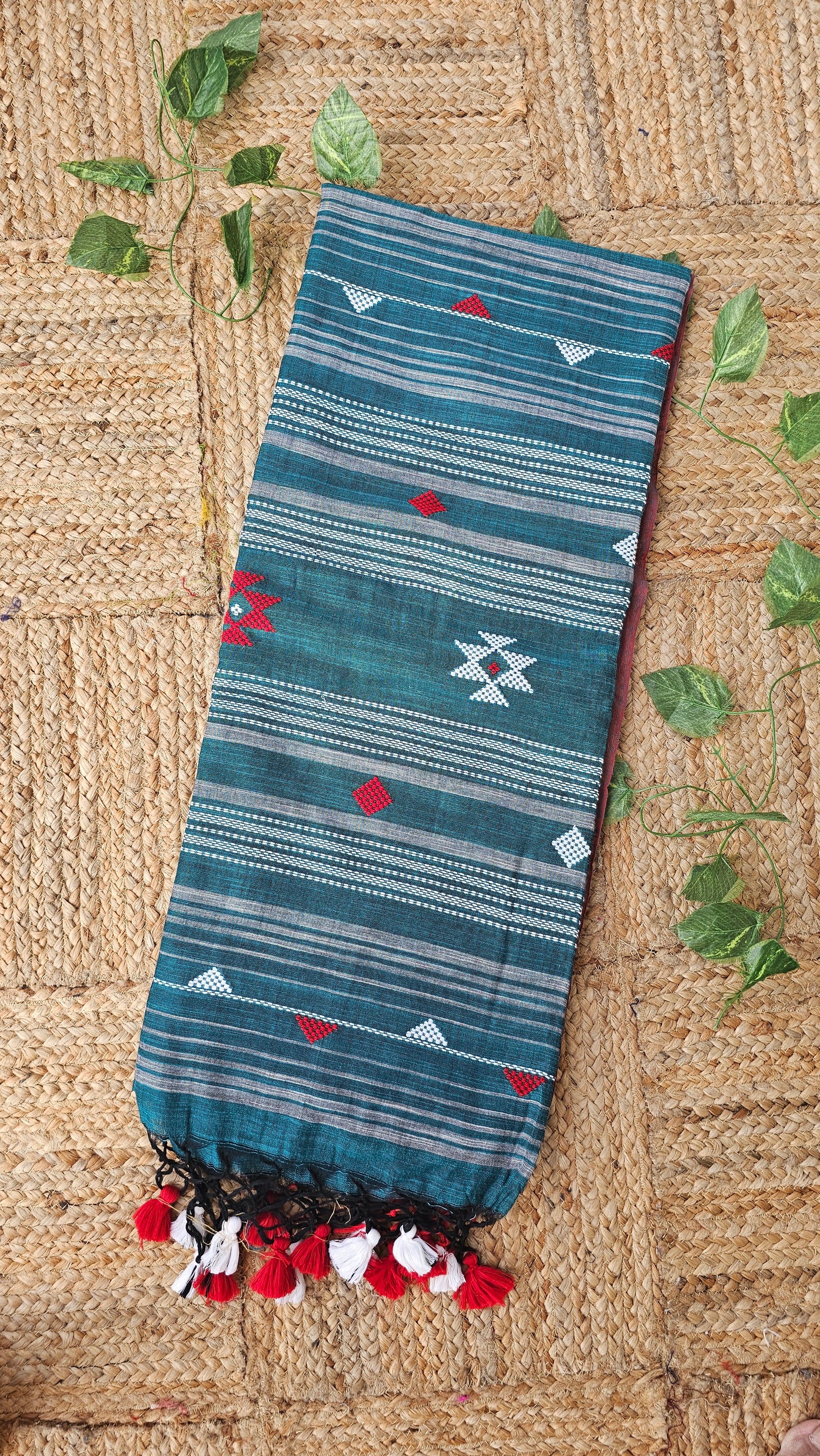 Pronoy - Handloom - Cotton Saree