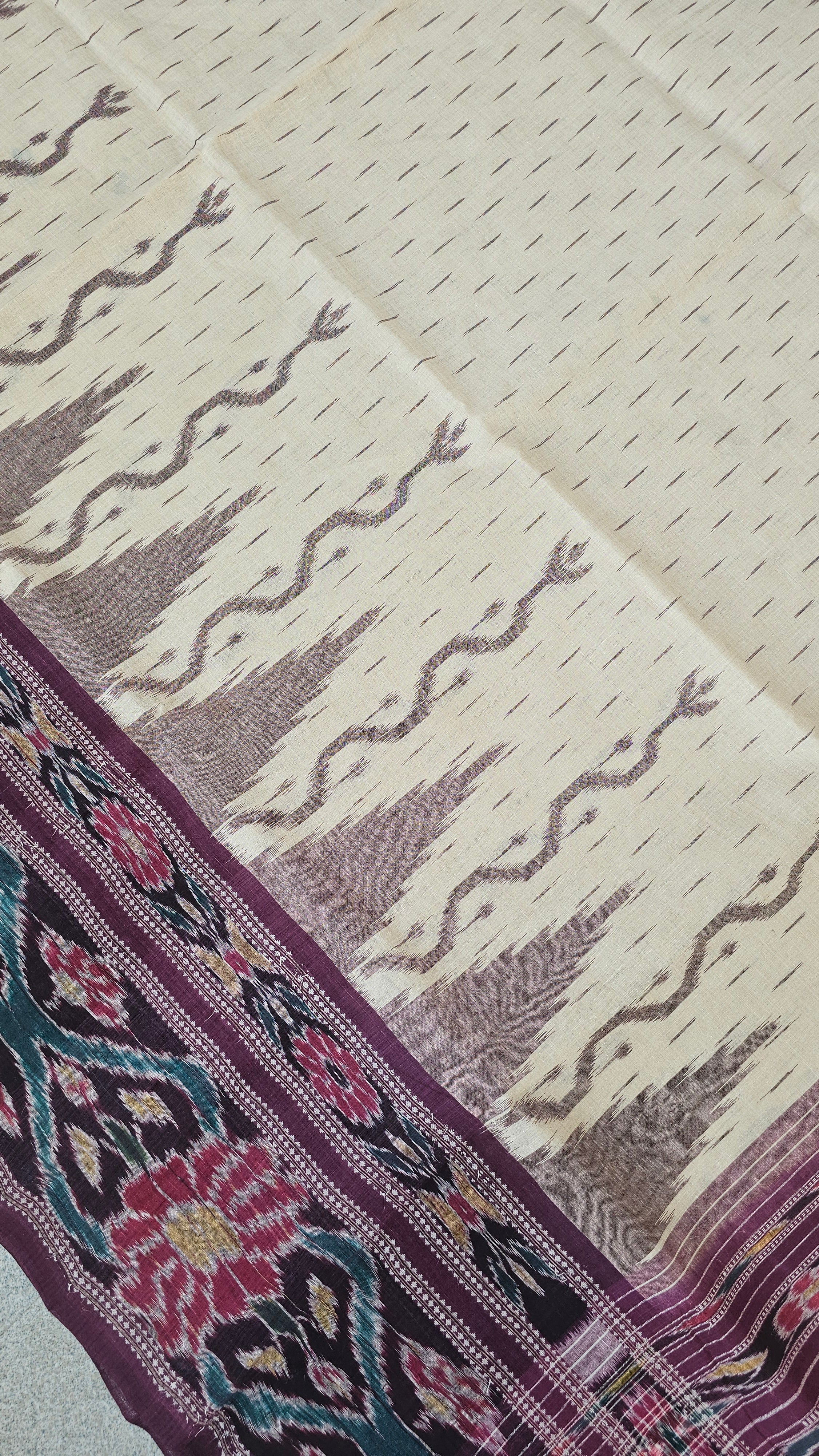 Aparna - Sambalpuri Ikkat Cotton Handloom Saree