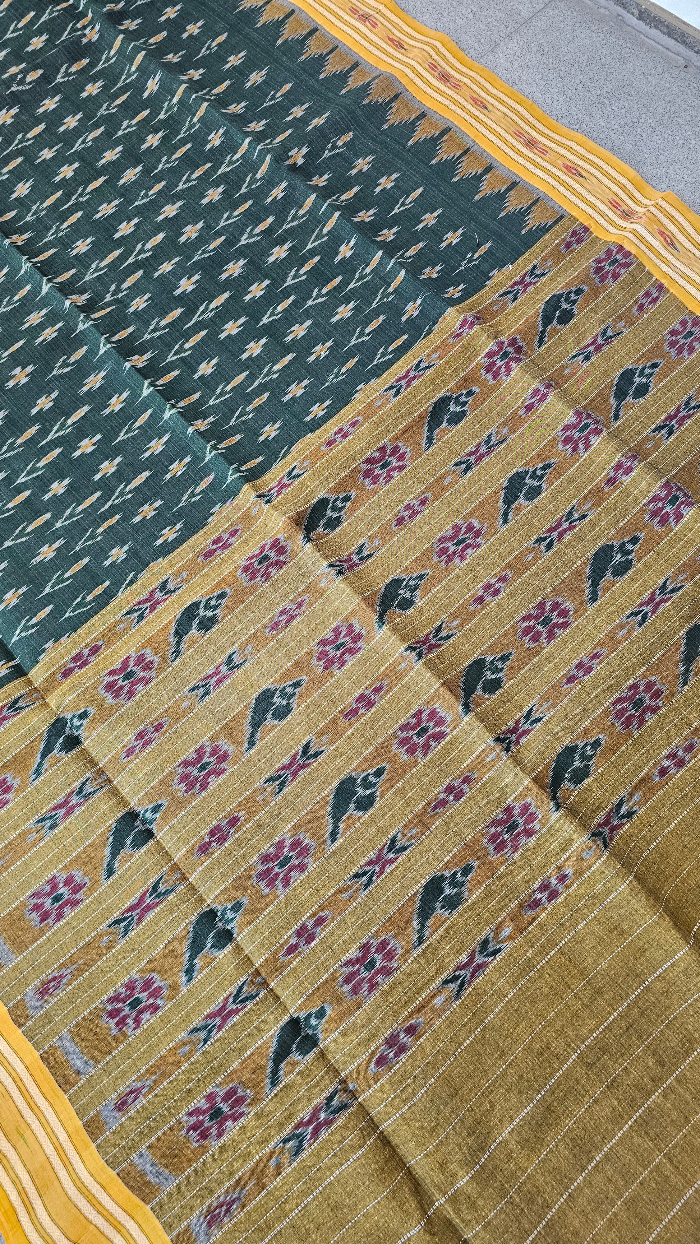 Pallabi - Sambalpuri Ikkat Cotton Handloom Saree