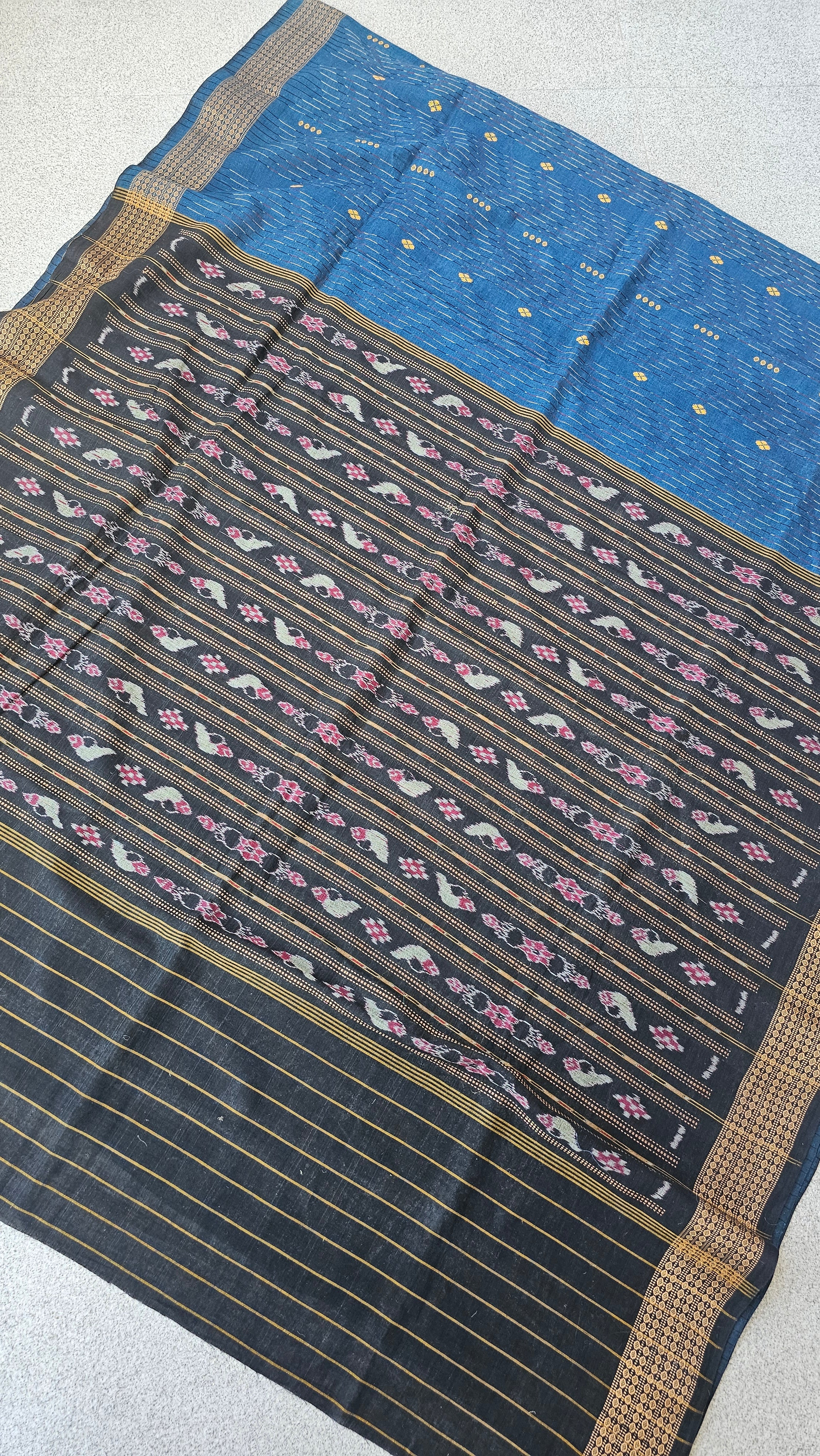 Bipasha - Sambalpuri Ikkat Cotton Handloom Saree