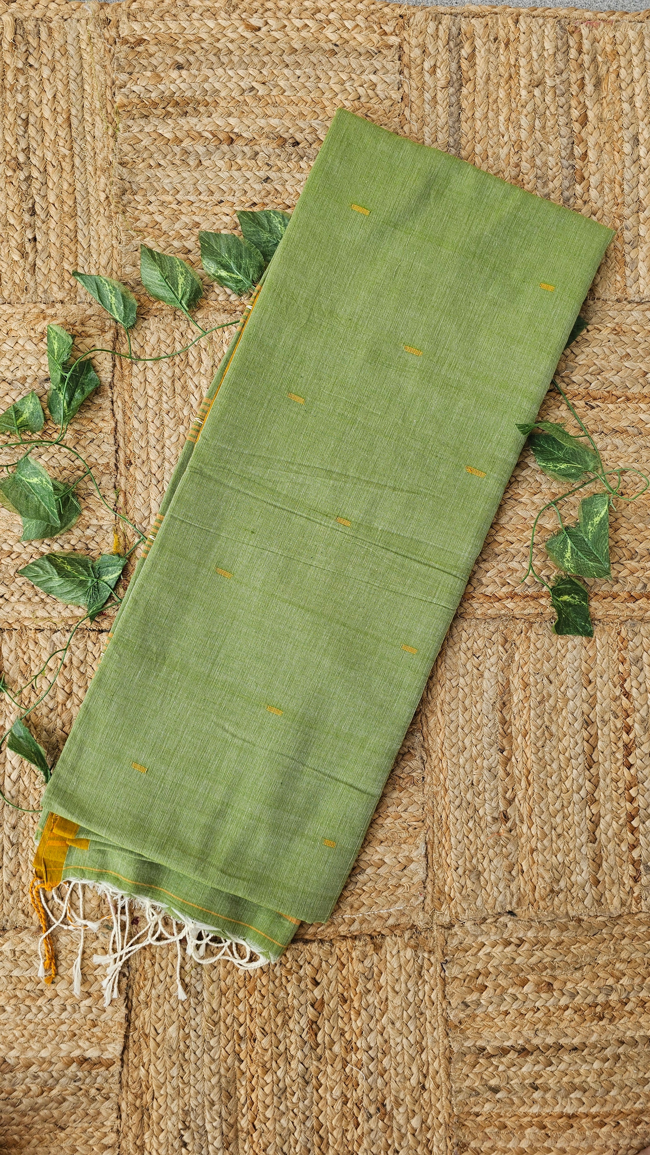 Nutan - Jamdani Handloom - Cotton Saree