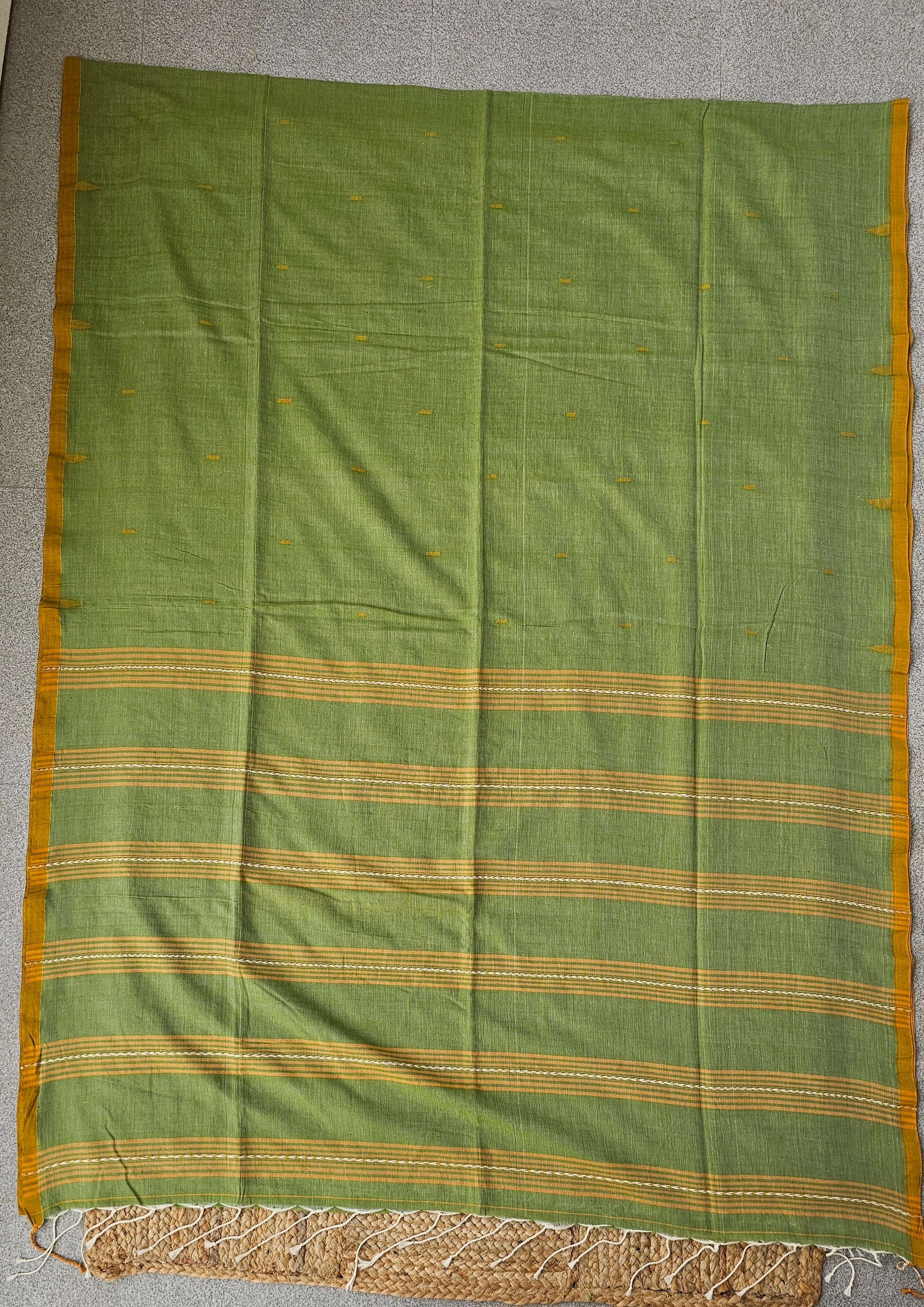 Nutan - Jamdani Handloom - Cotton Saree