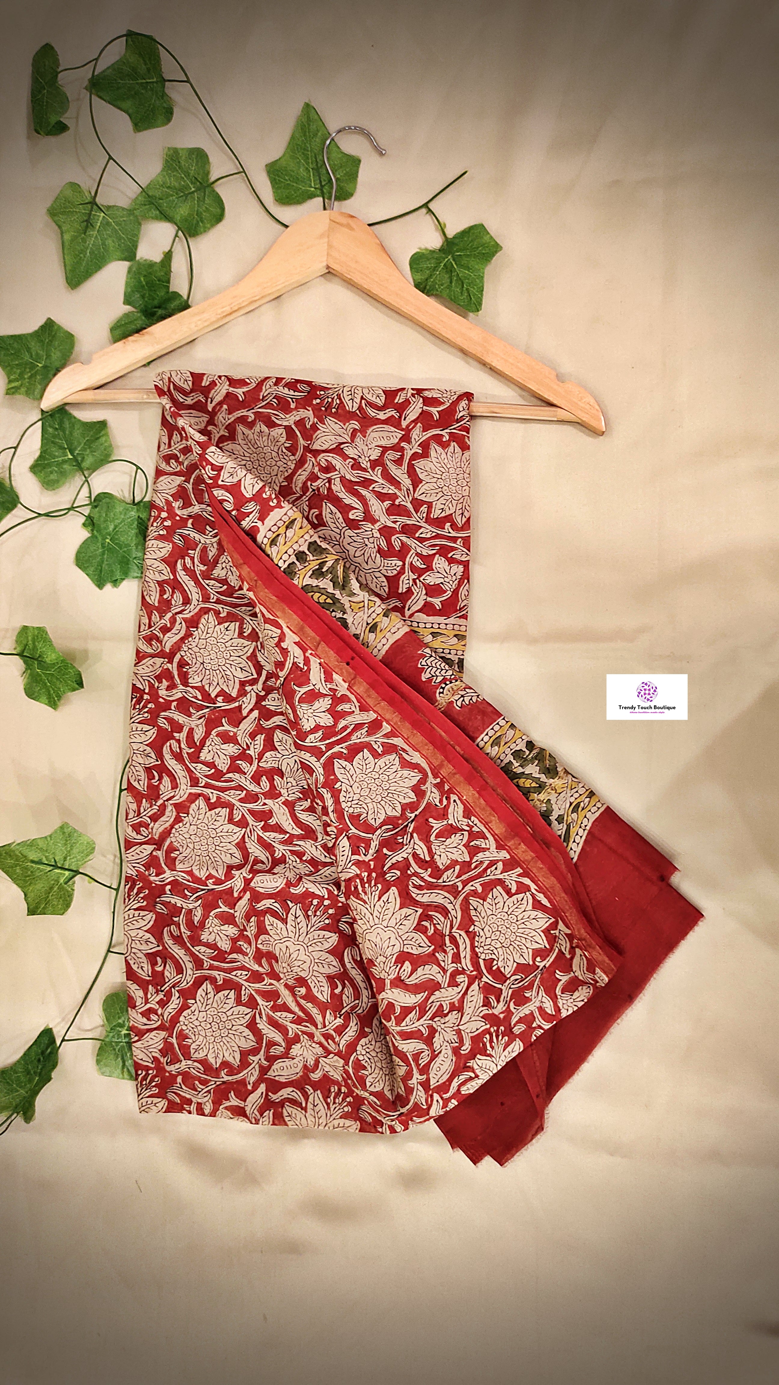 Wild Heart - Hand Block Print - Chanderi Silk Dupatta