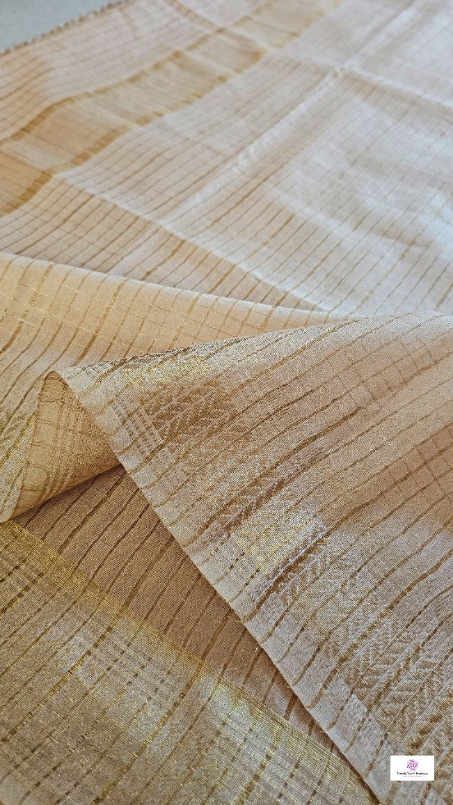 Chandan - Mangalagiri Check Silk Saree