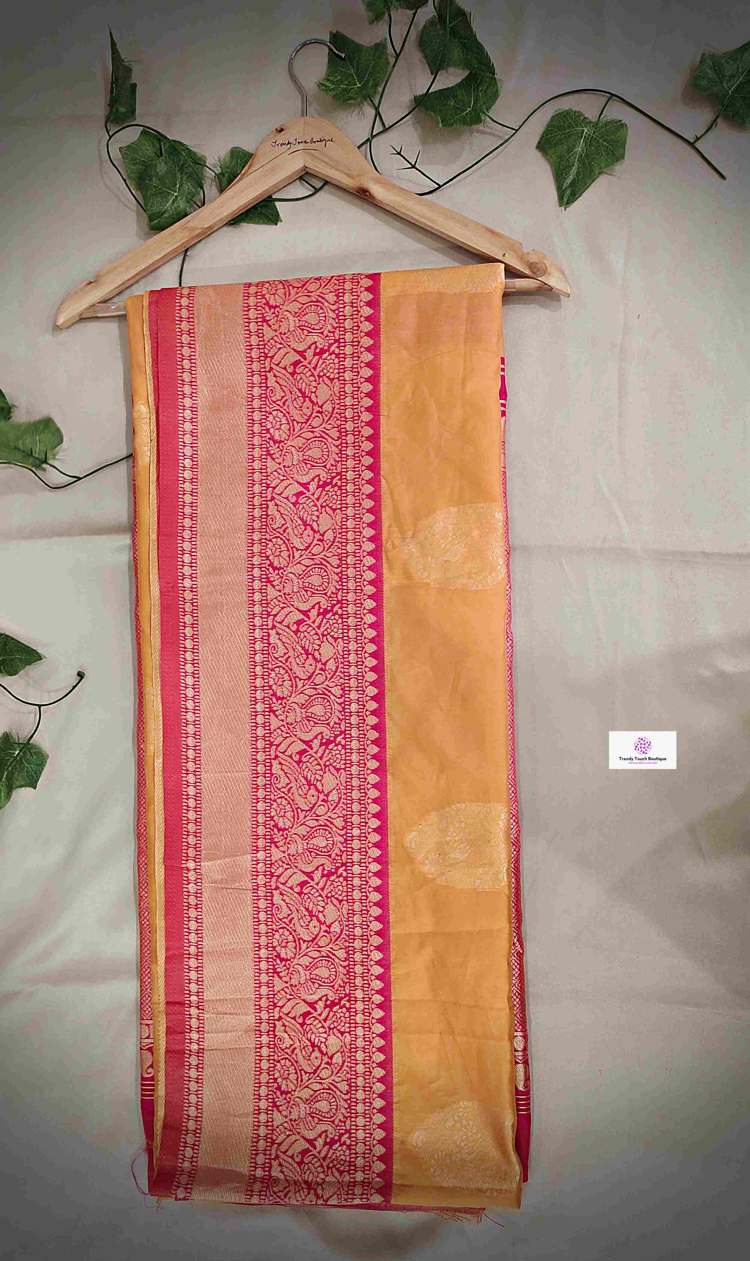 lightweight lichi silk yellow pink saree wedding and marriage celebration haldi ceremony sarees online