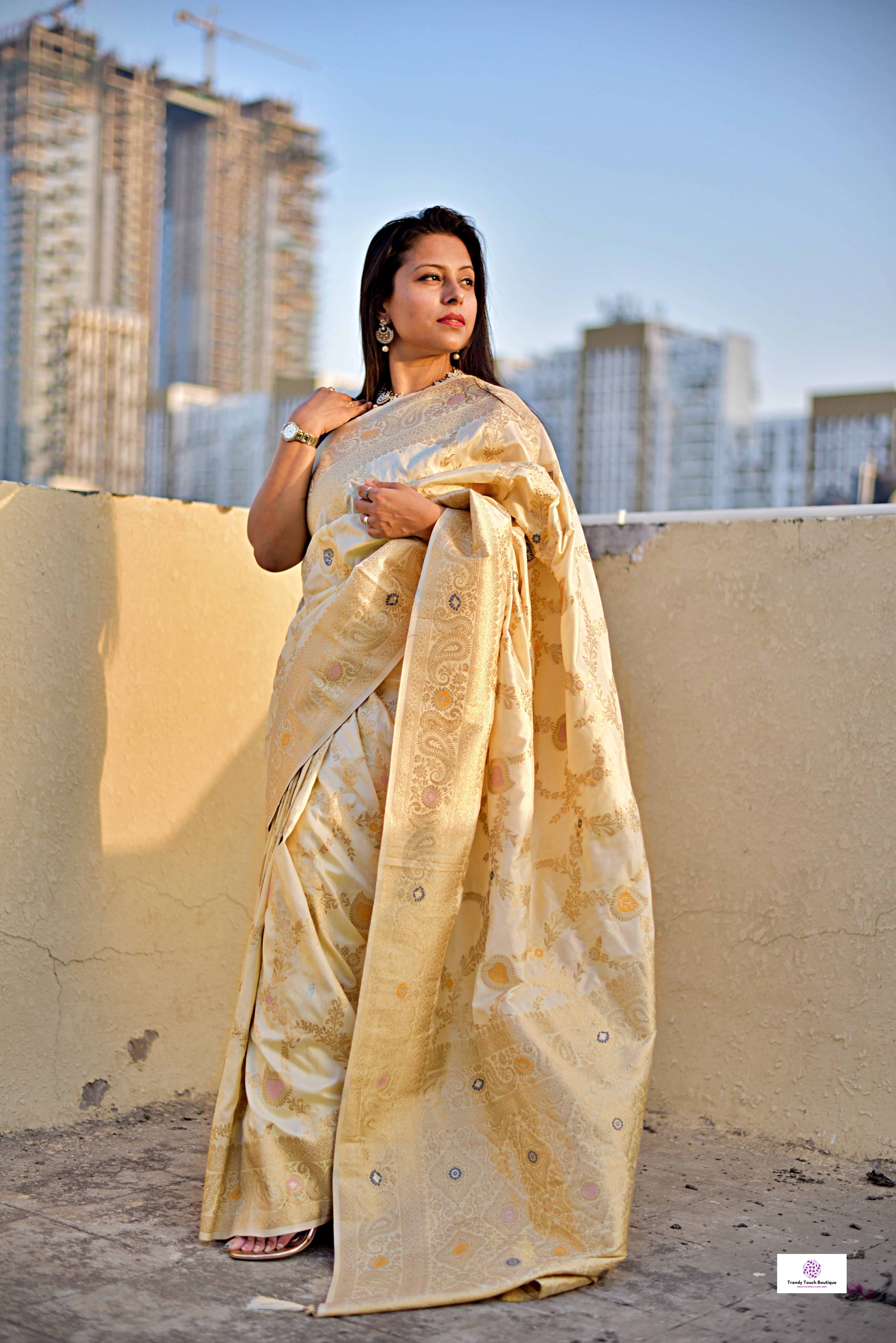 Apsara -  Katan Banarasi Silk Saree