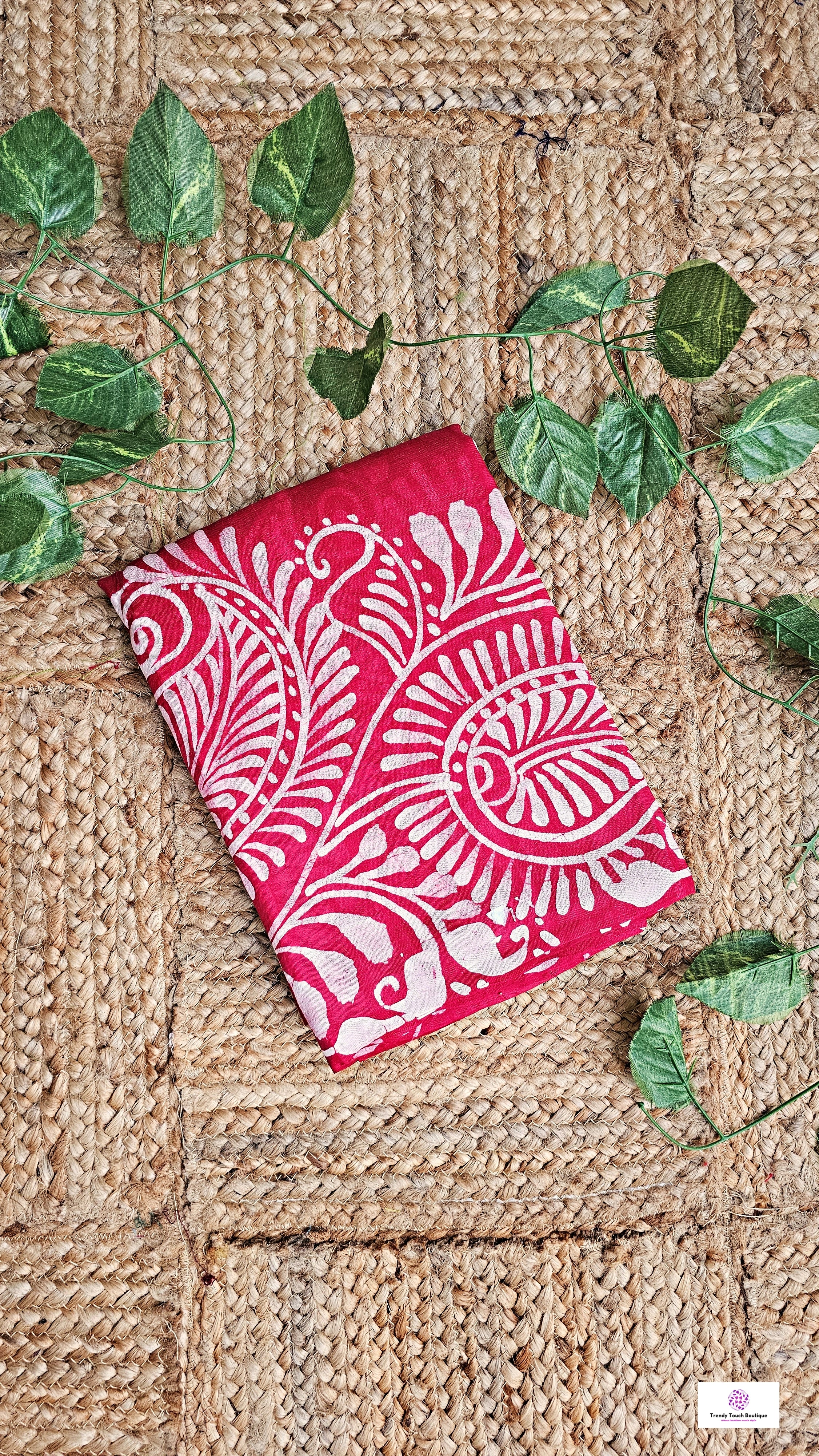 Pranaya – Handloom Wax Hand Batik Pure Mulberry Silk (Silk Mark Certified)