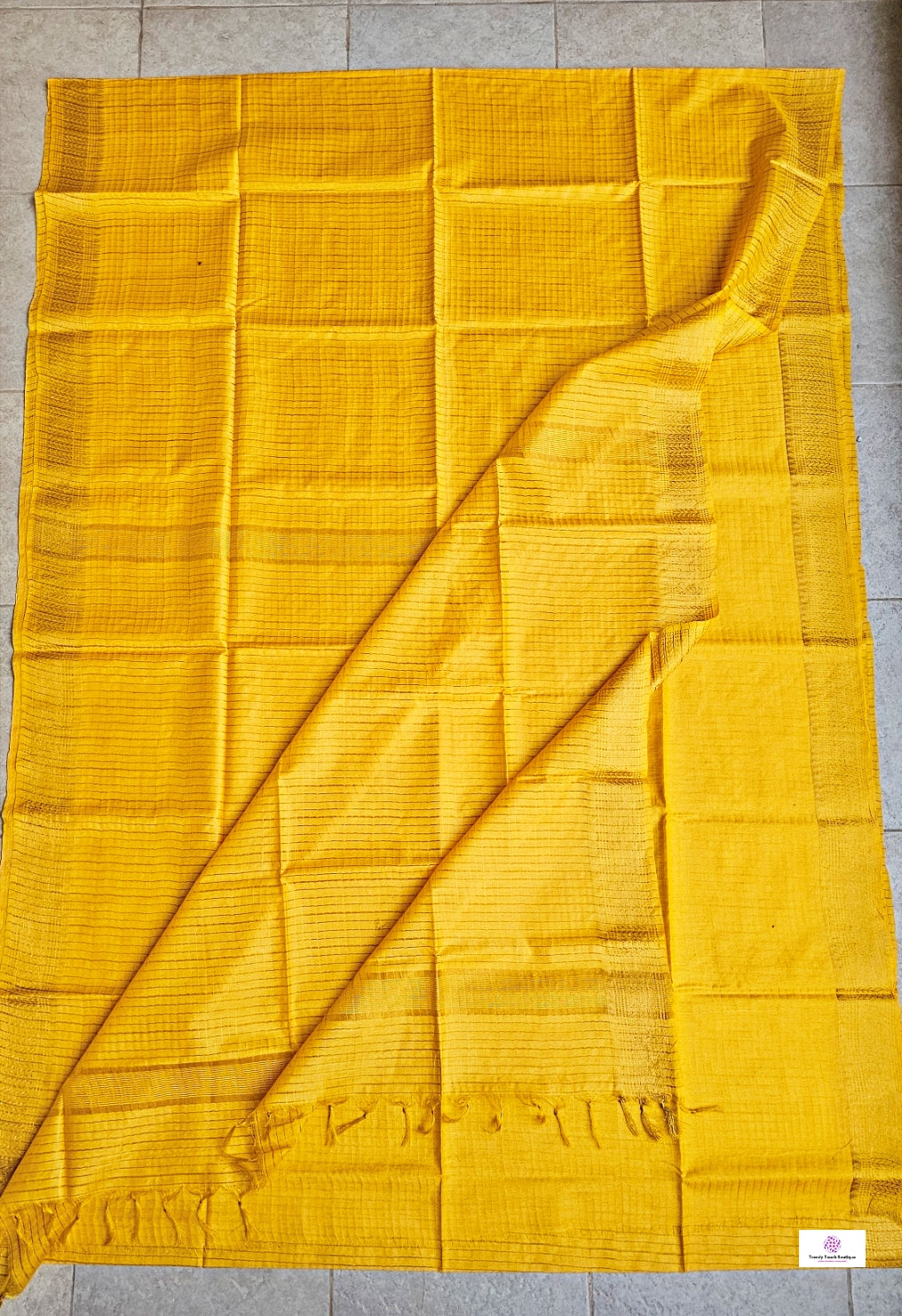 Sunshine – Mangalagiri Check Silk Saree
