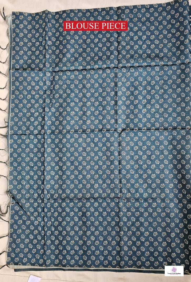 Ankana - Tuli Batik Print - Semi Tussar Silk Saree