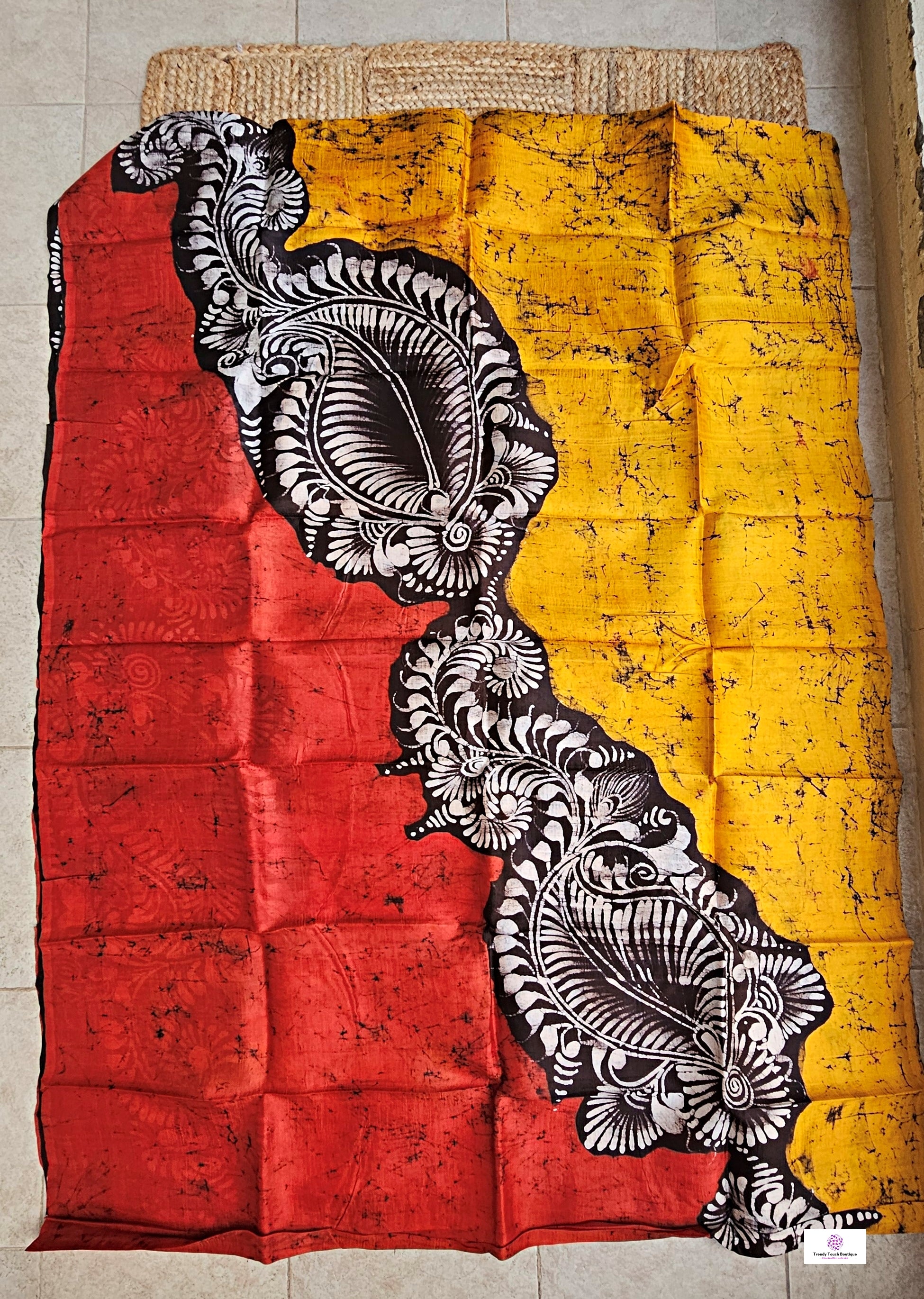 Tarangini – Handloom Wax Hand Batik Pure Mulberry Silk (Silk Mark Certified)