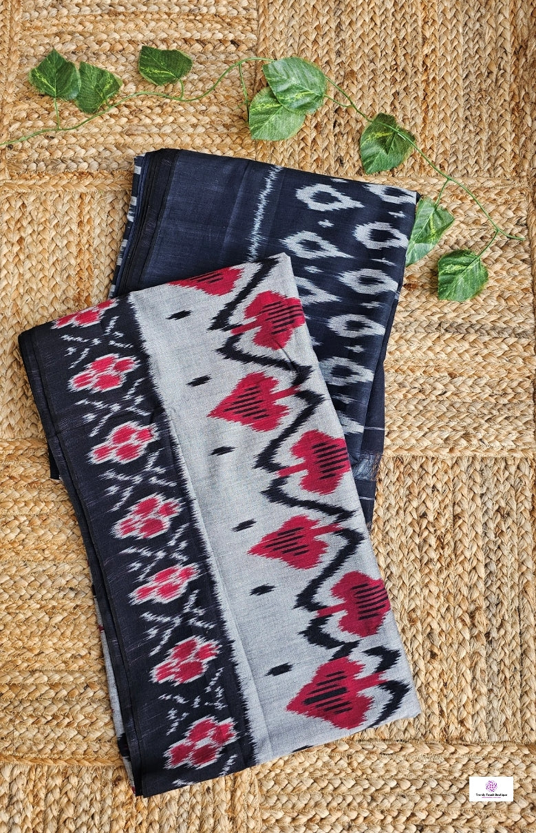 Tarana - Handloom Pochampally Ikkat - Cotton Saree
