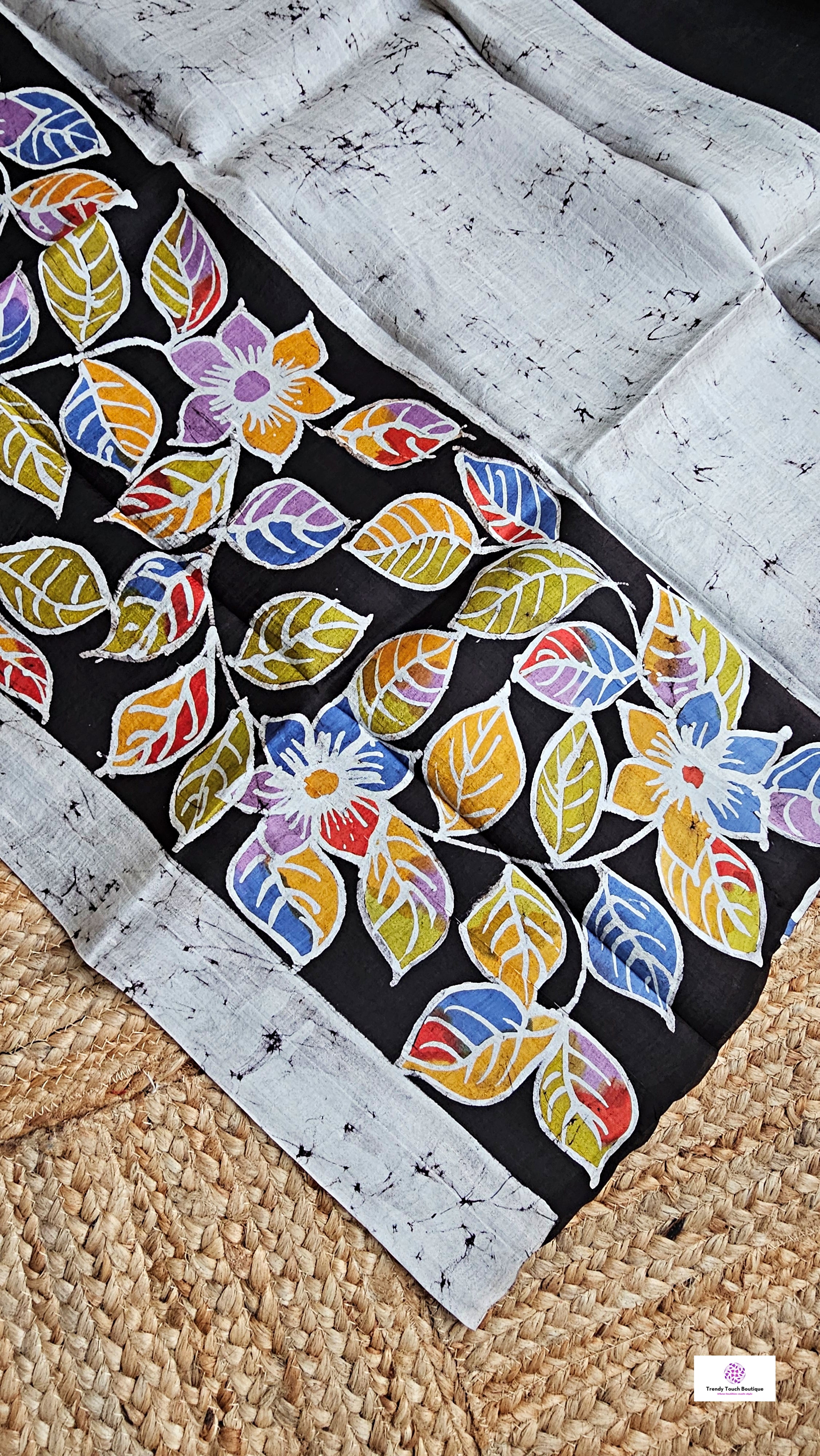 Malati – Handloom Wax Hand Batik Pure Mulberry Silk (Silk Mark Certified)