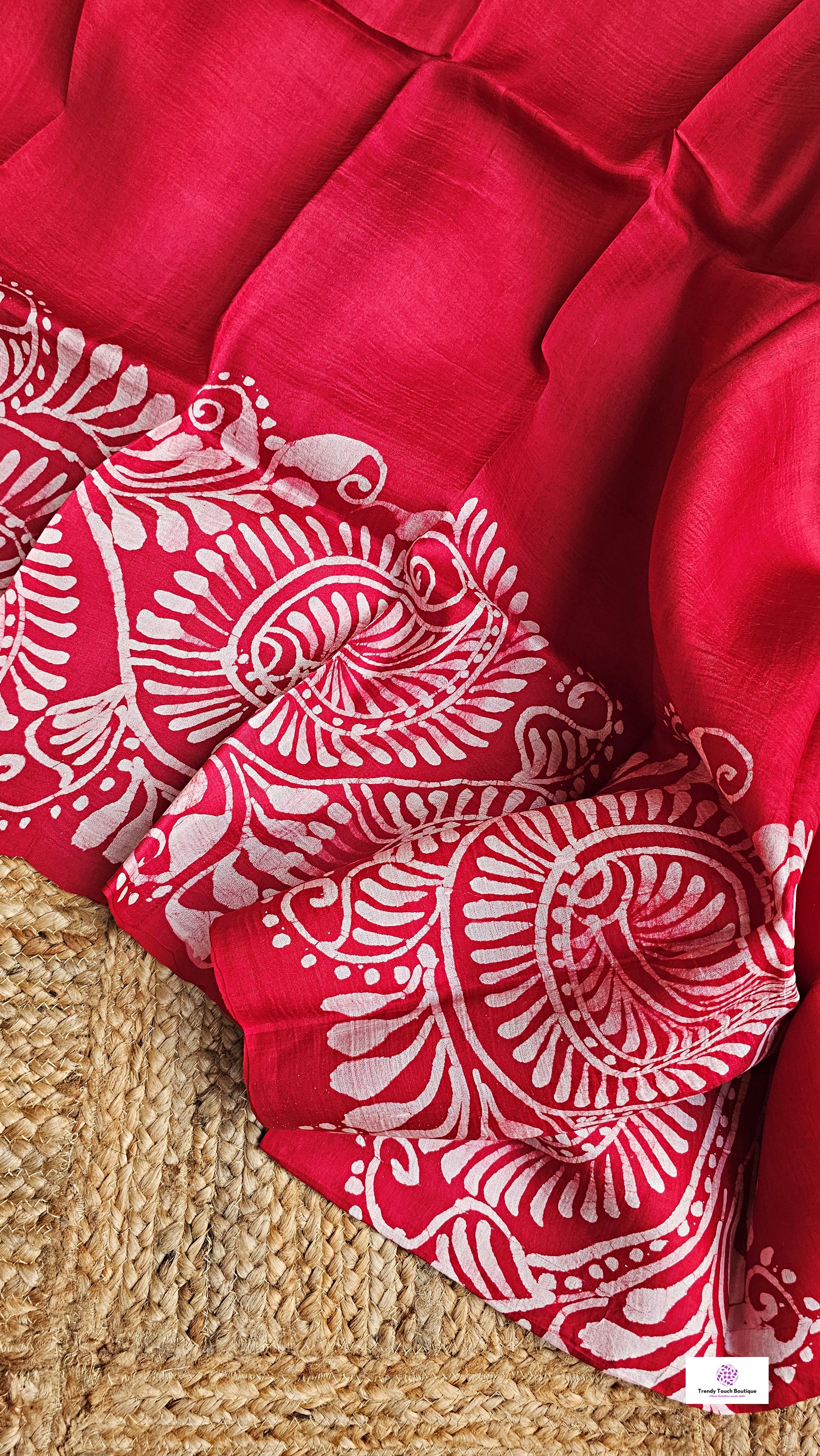 Pranaya – Handloom Wax Hand Batik Pure Mulberry Silk (Silk Mark Certified)