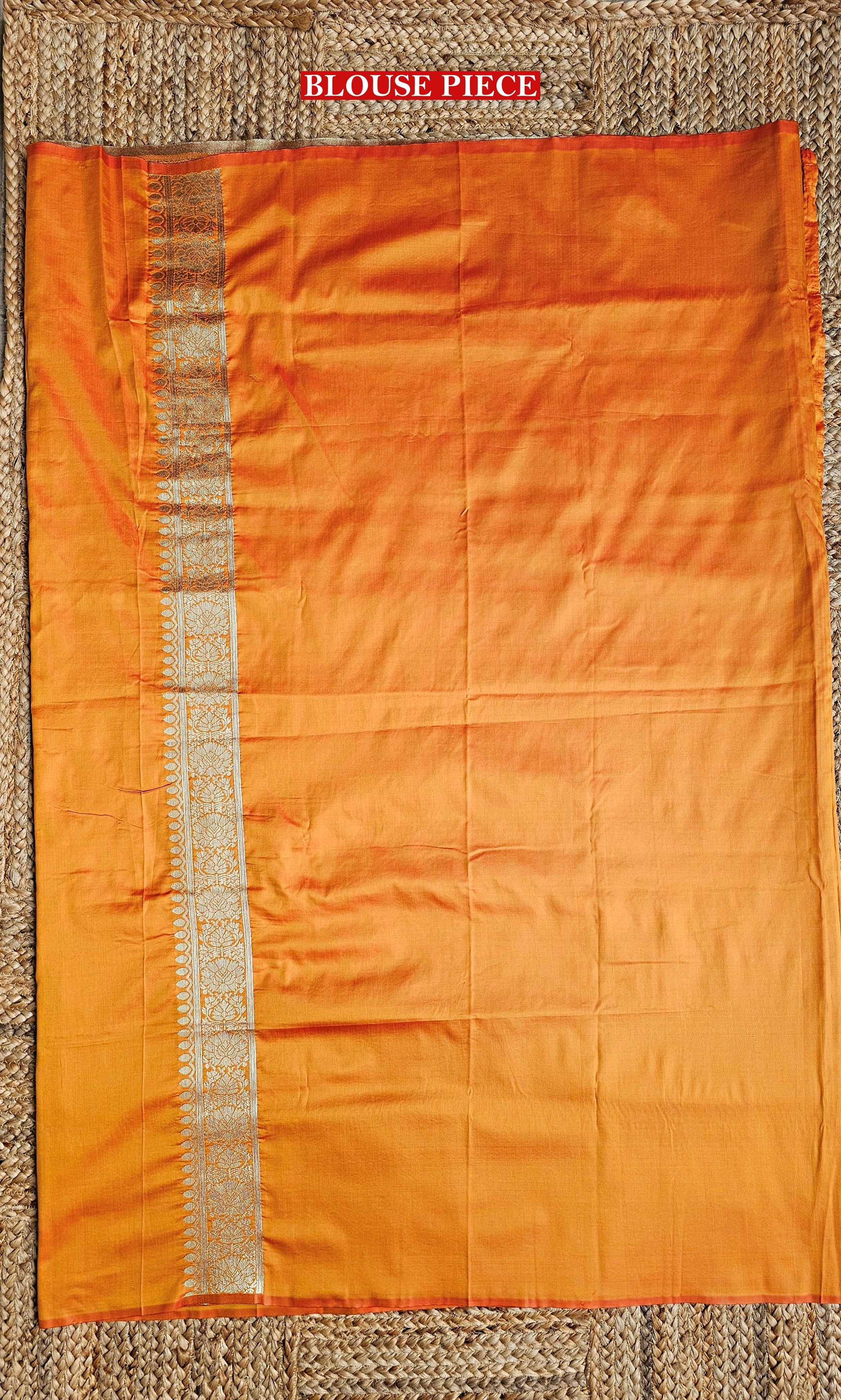 Swarno – Ochre Yellow - Banarasi Silk Saree
