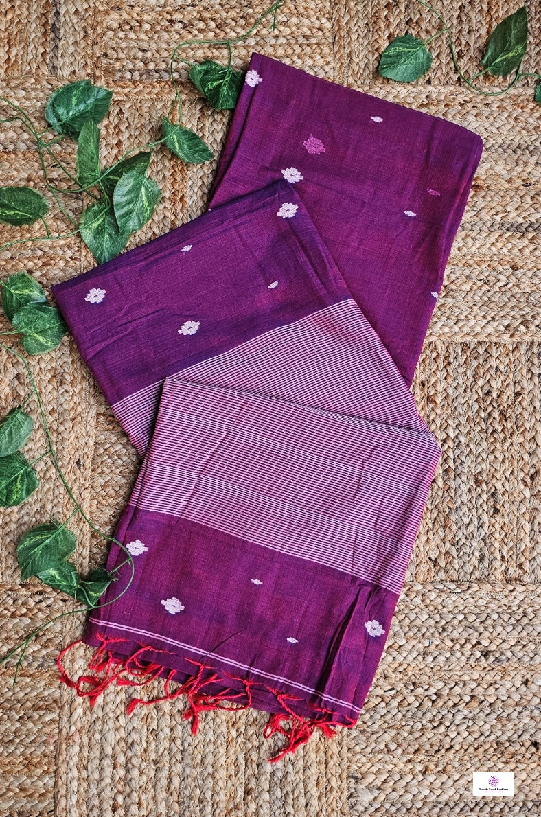 Dream - Jamdani Handloom - Mulcotton Saree