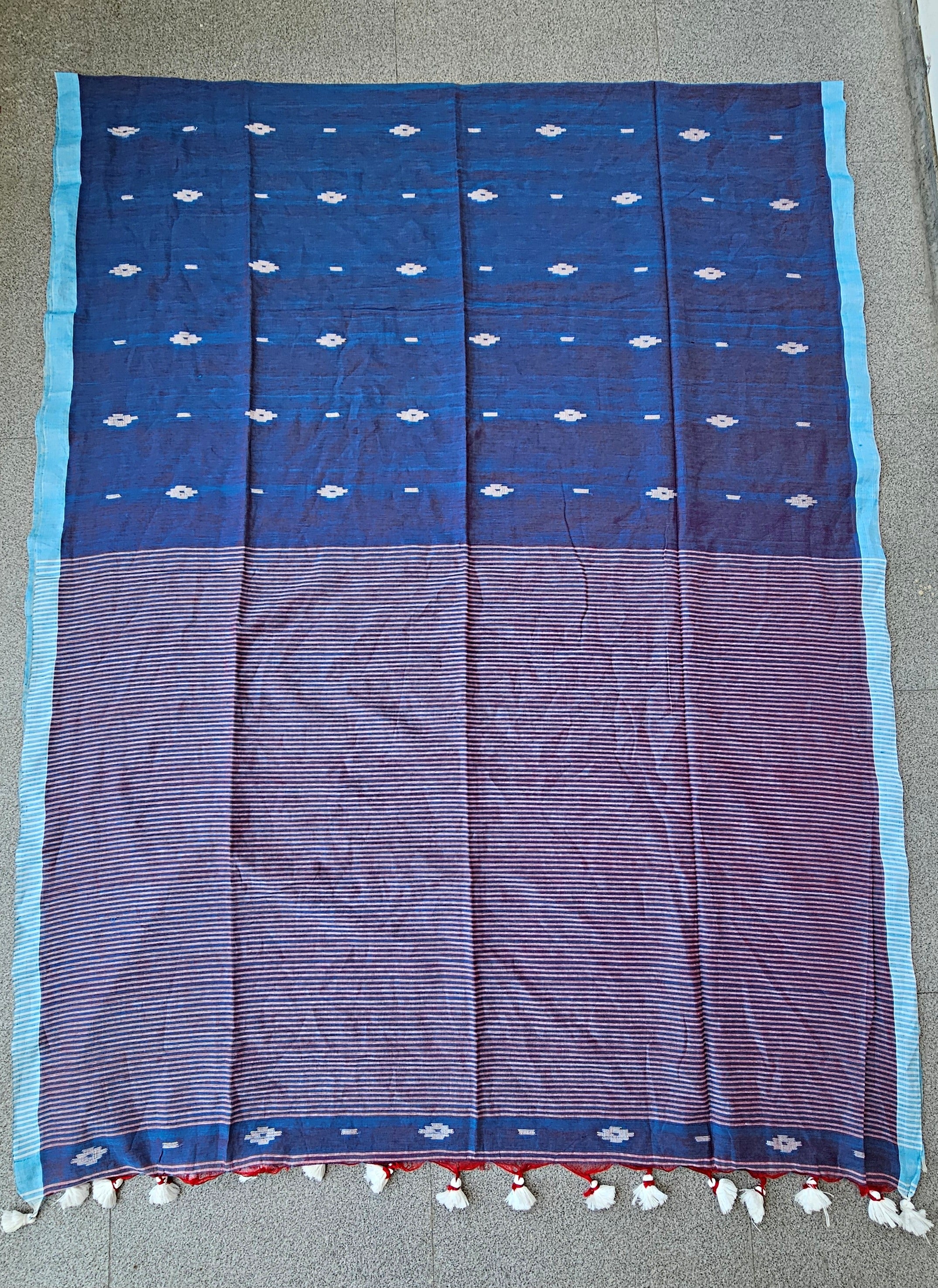 Sarathi - Jamdani Handloom - Mulcotton Saree
