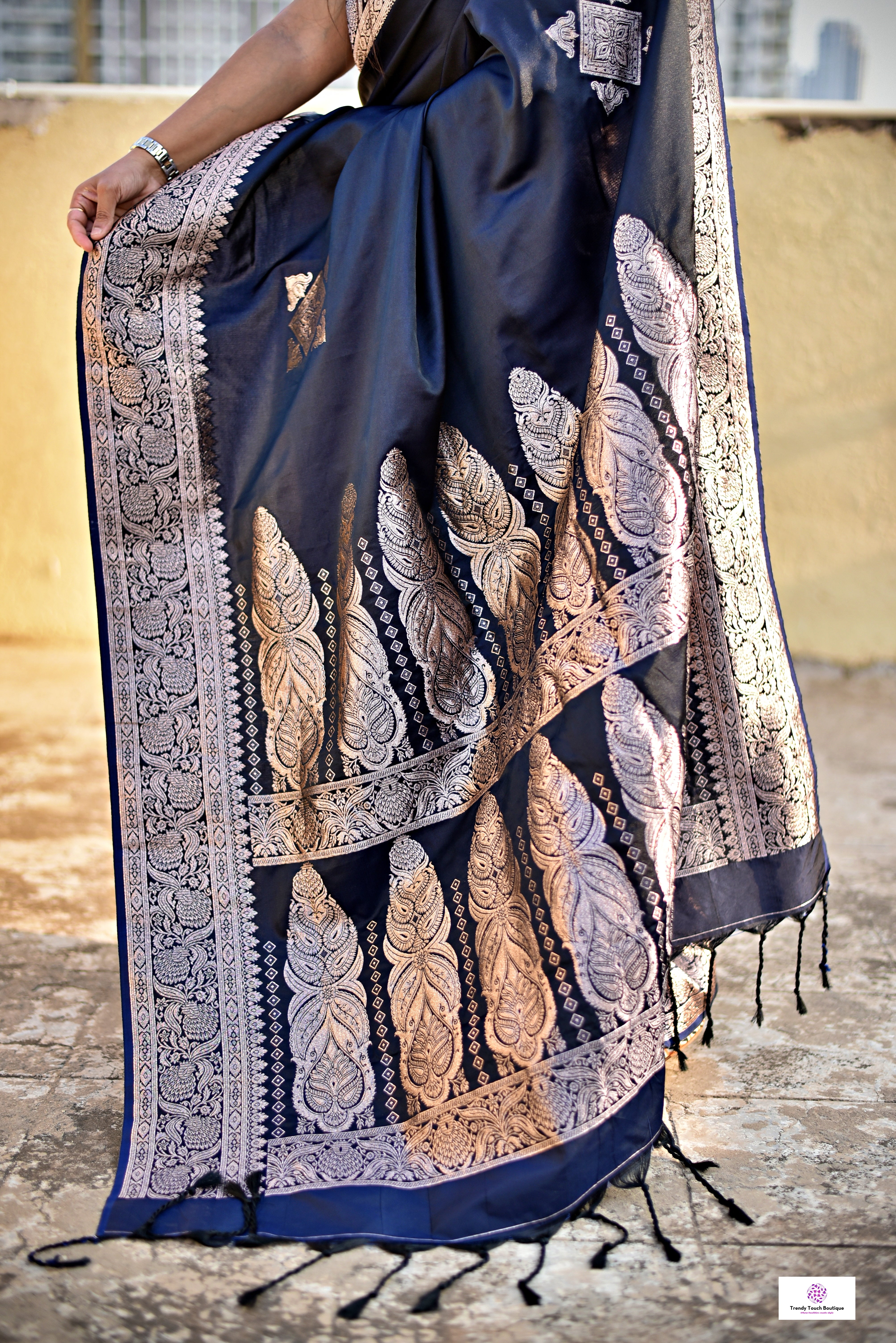 Mridangini - Banarasi Katan Silk Saree