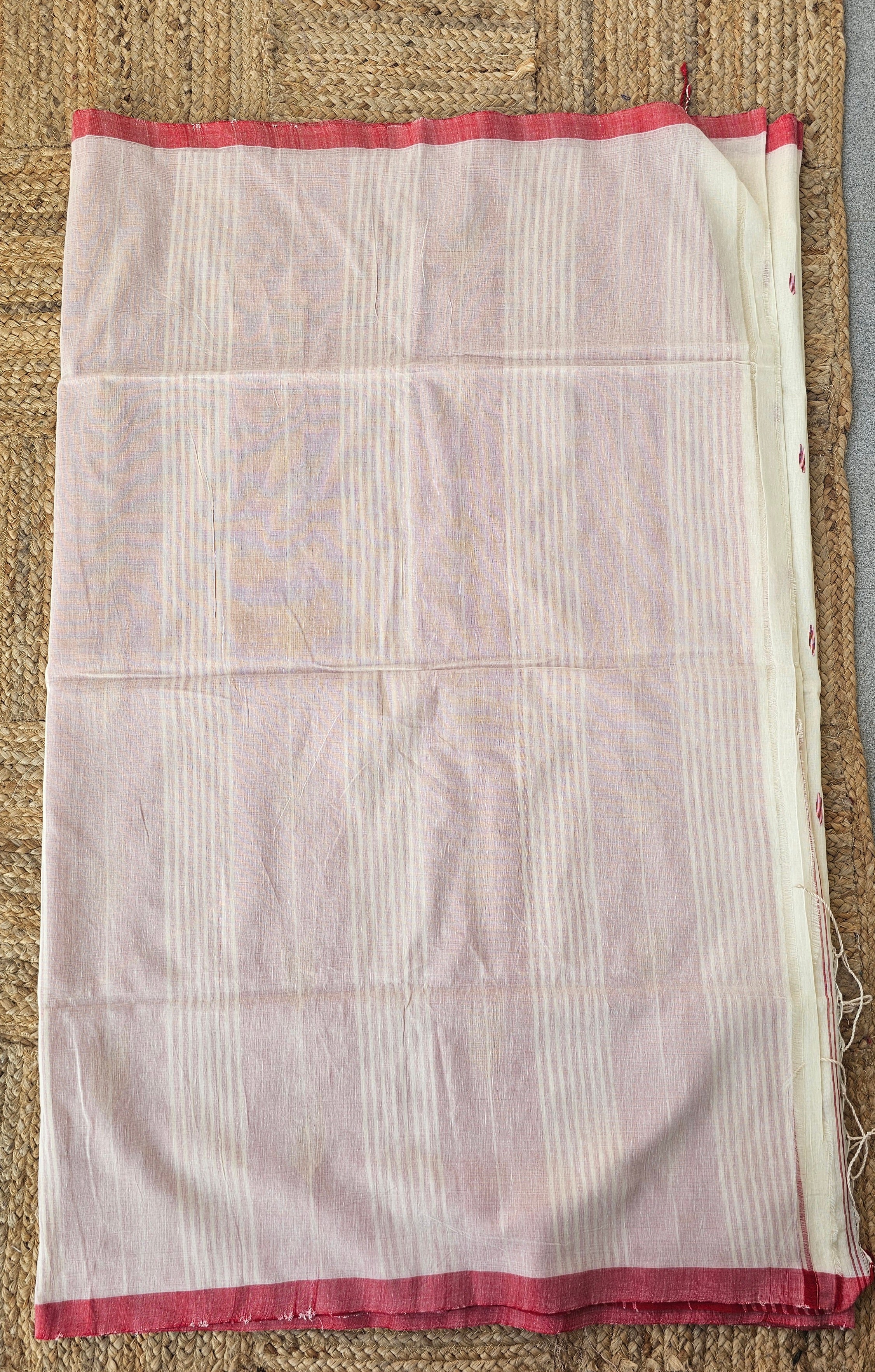 Godhuli - Jamdani Handloom - Cotton Saree