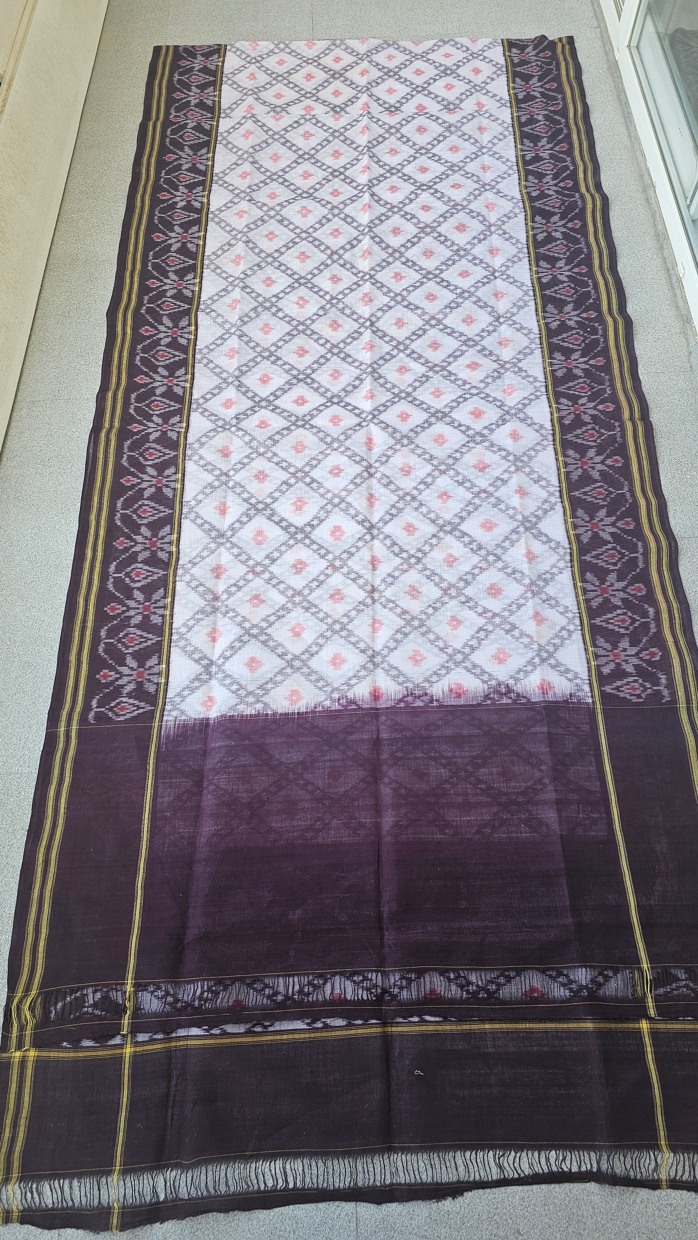 Shankari - Sambalpuri Ikkat Cotton Handloom Saree