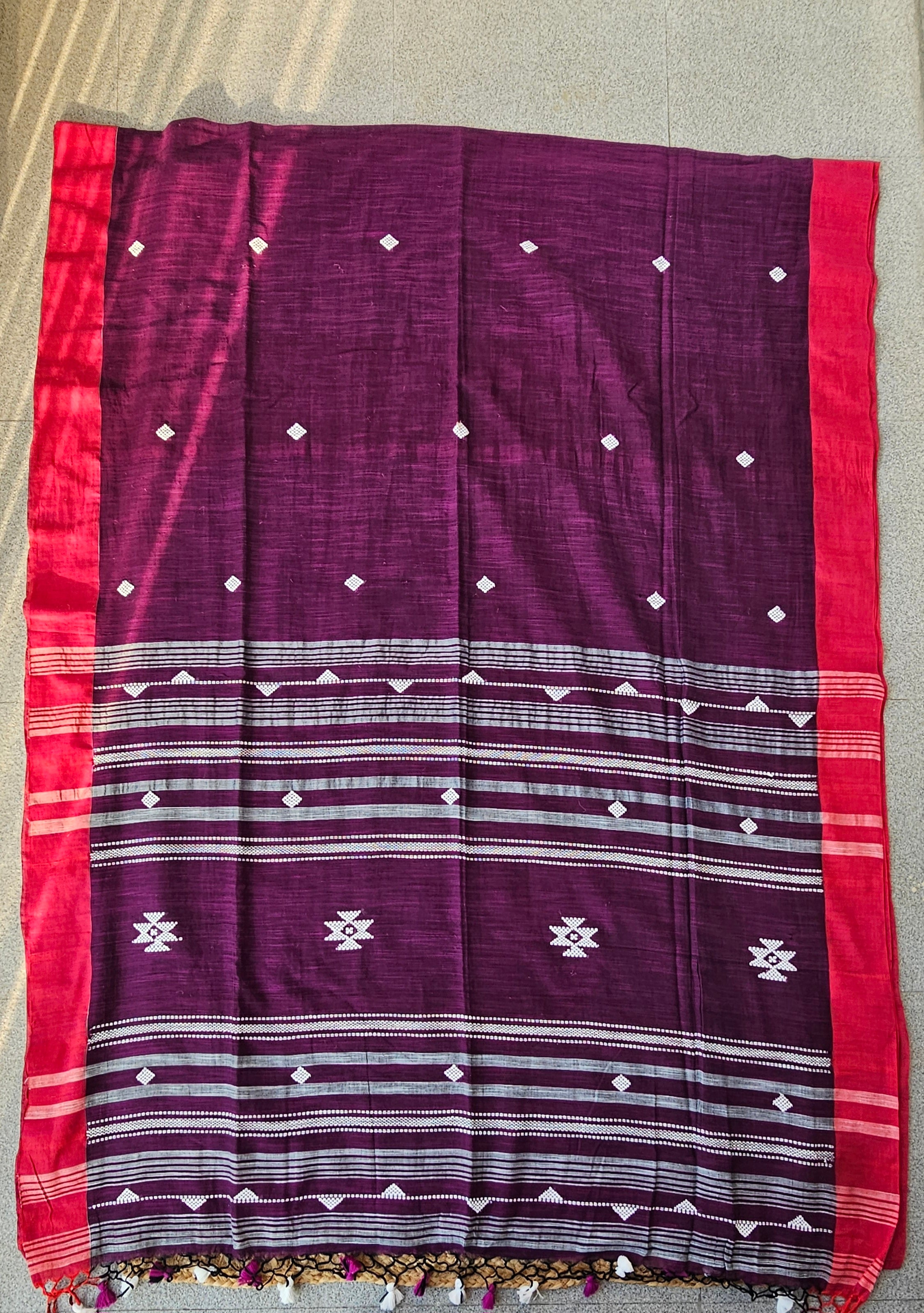 Banshi - Handloom - Cotton Saree