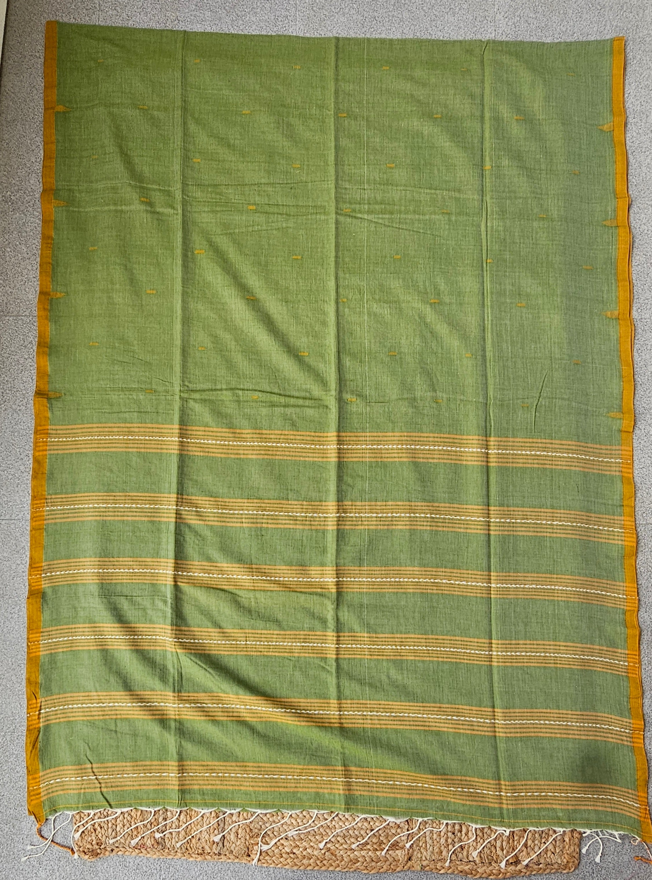 Nutan - Jamdani Handloom - Cotton Saree