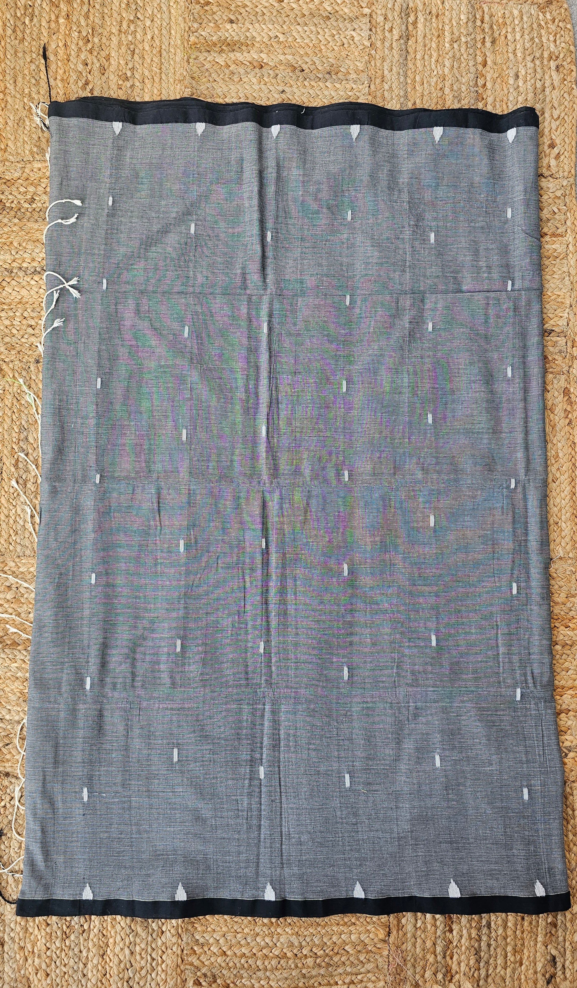 Meghmaya - Jamdani Handloom - Cotton Saree