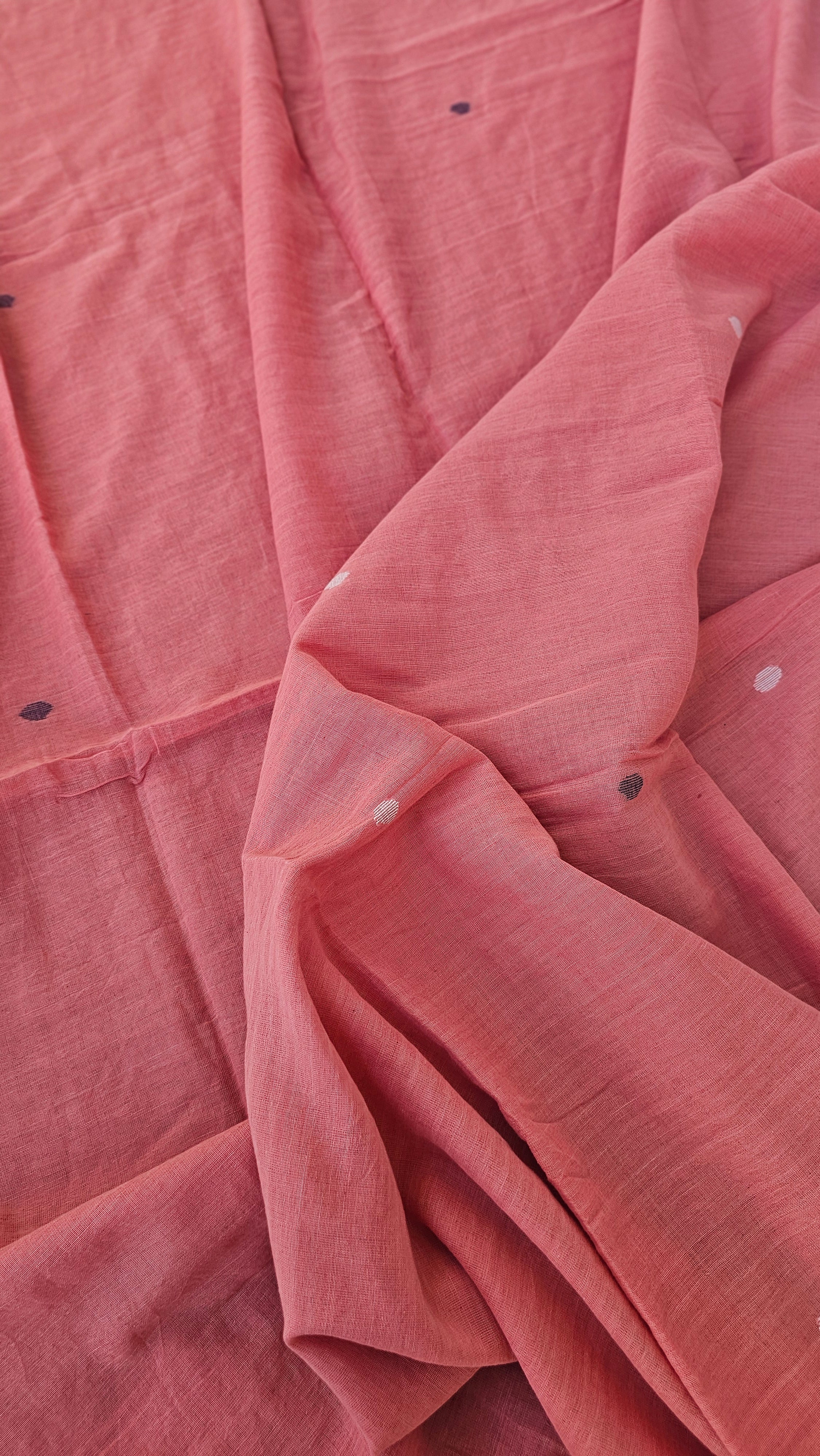 Mon - Needle Jamdani Handloom - Cotton Saree