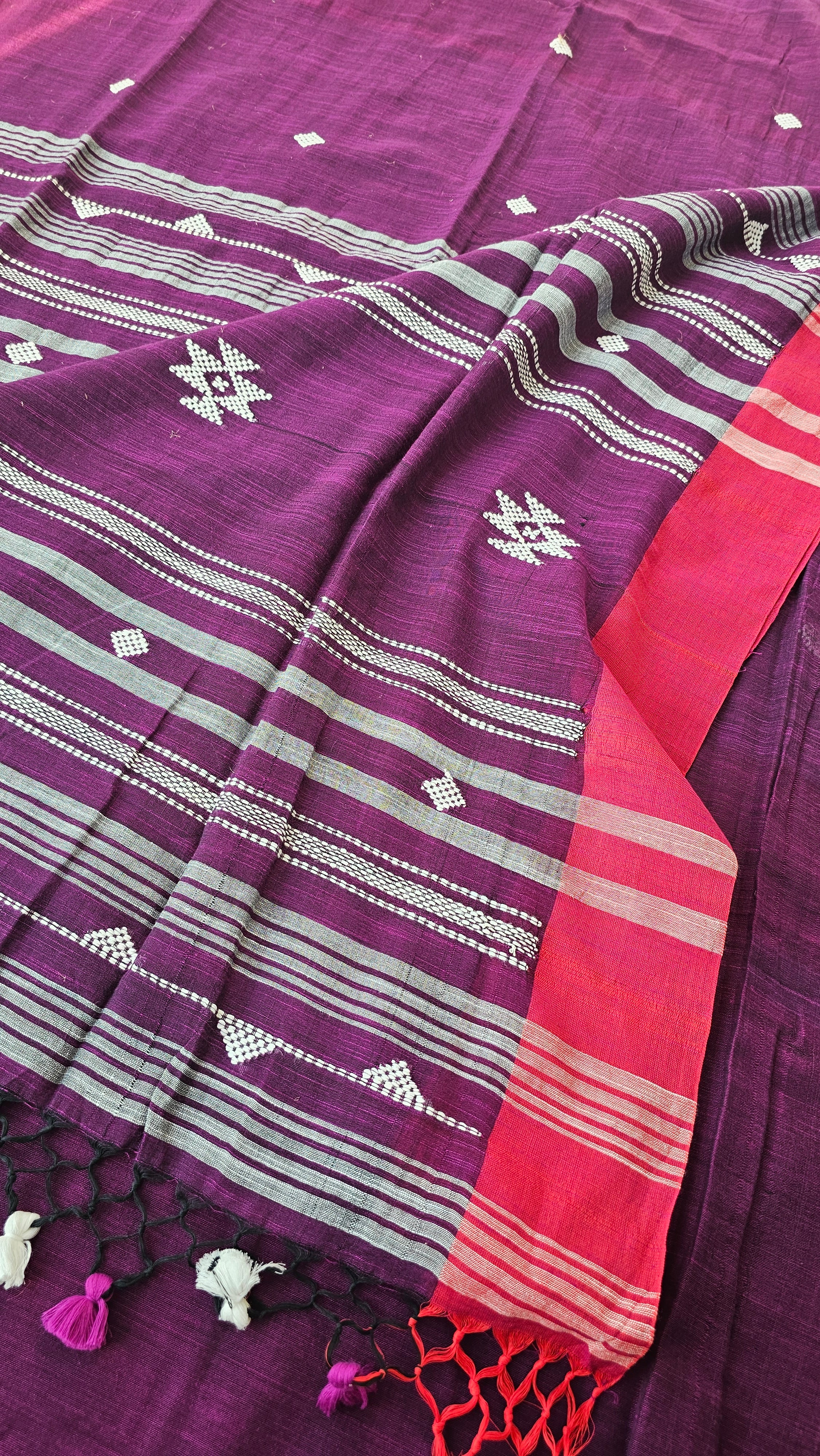 Banshi - Handloom - Cotton Saree