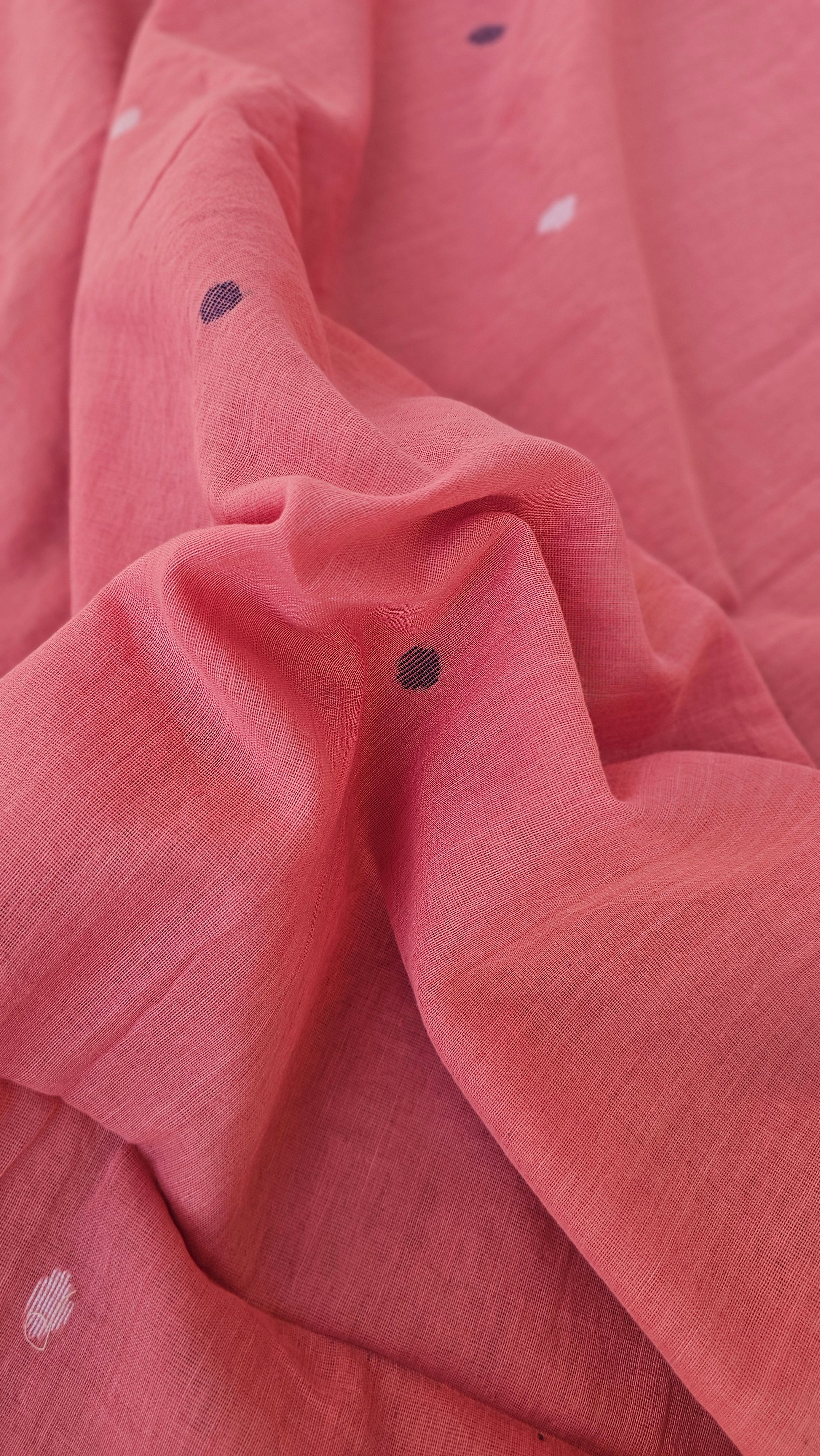 Mon - Needle Jamdani Handloom - Cotton Saree
