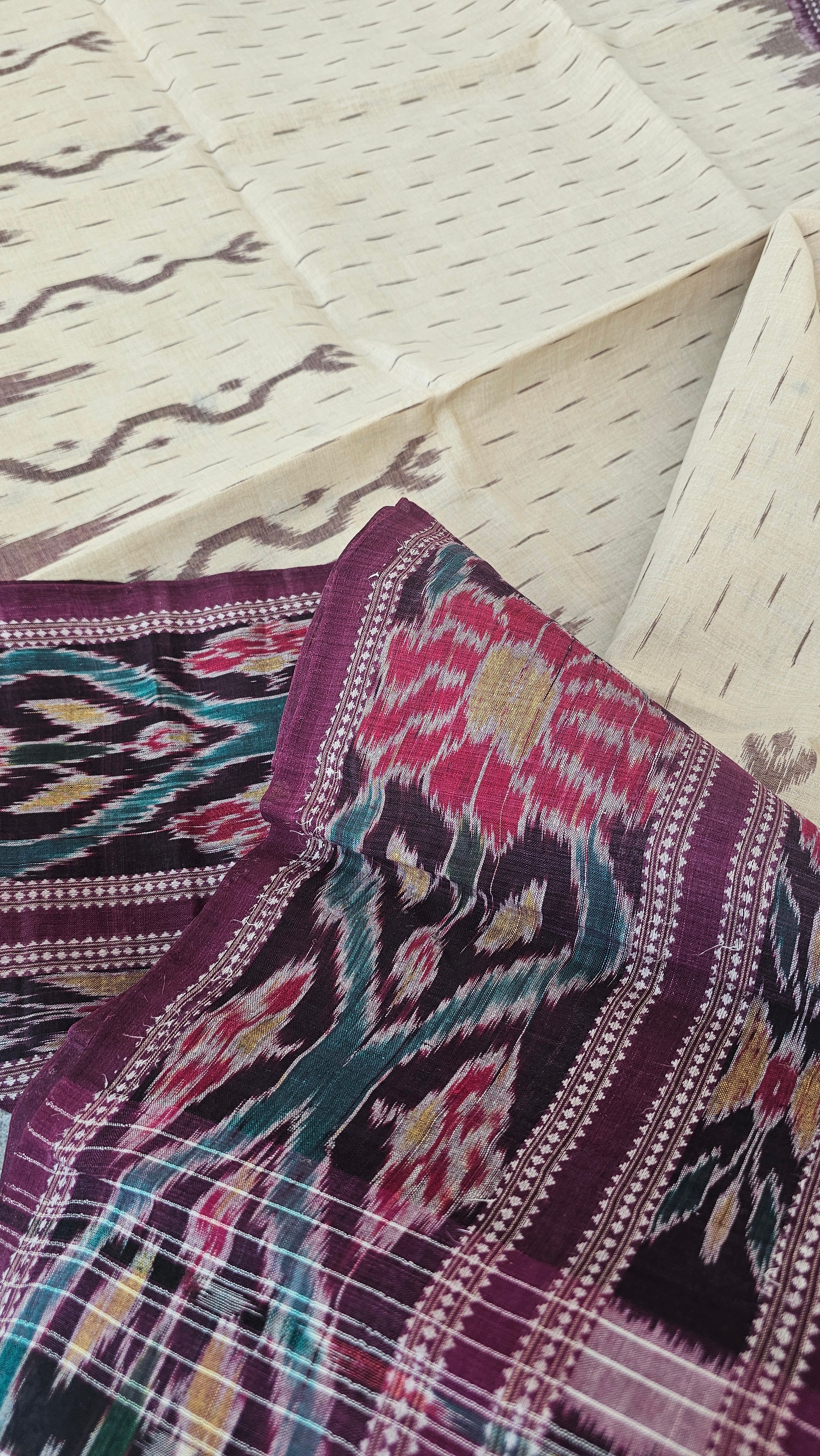 Aparna - Sambalpuri Ikkat Cotton Handloom Saree