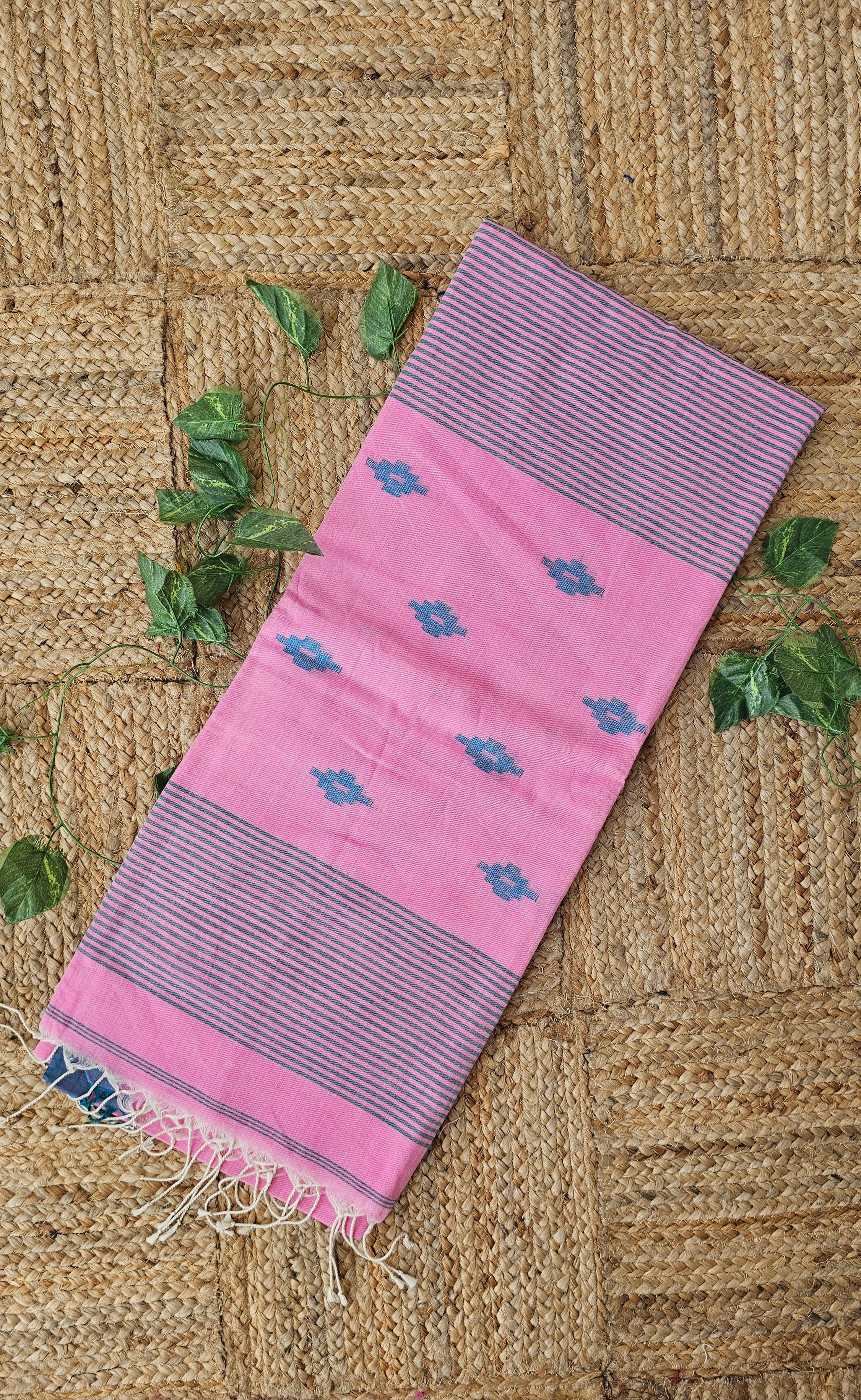 Utsho - Jamdani Handloom - Cotton Saree